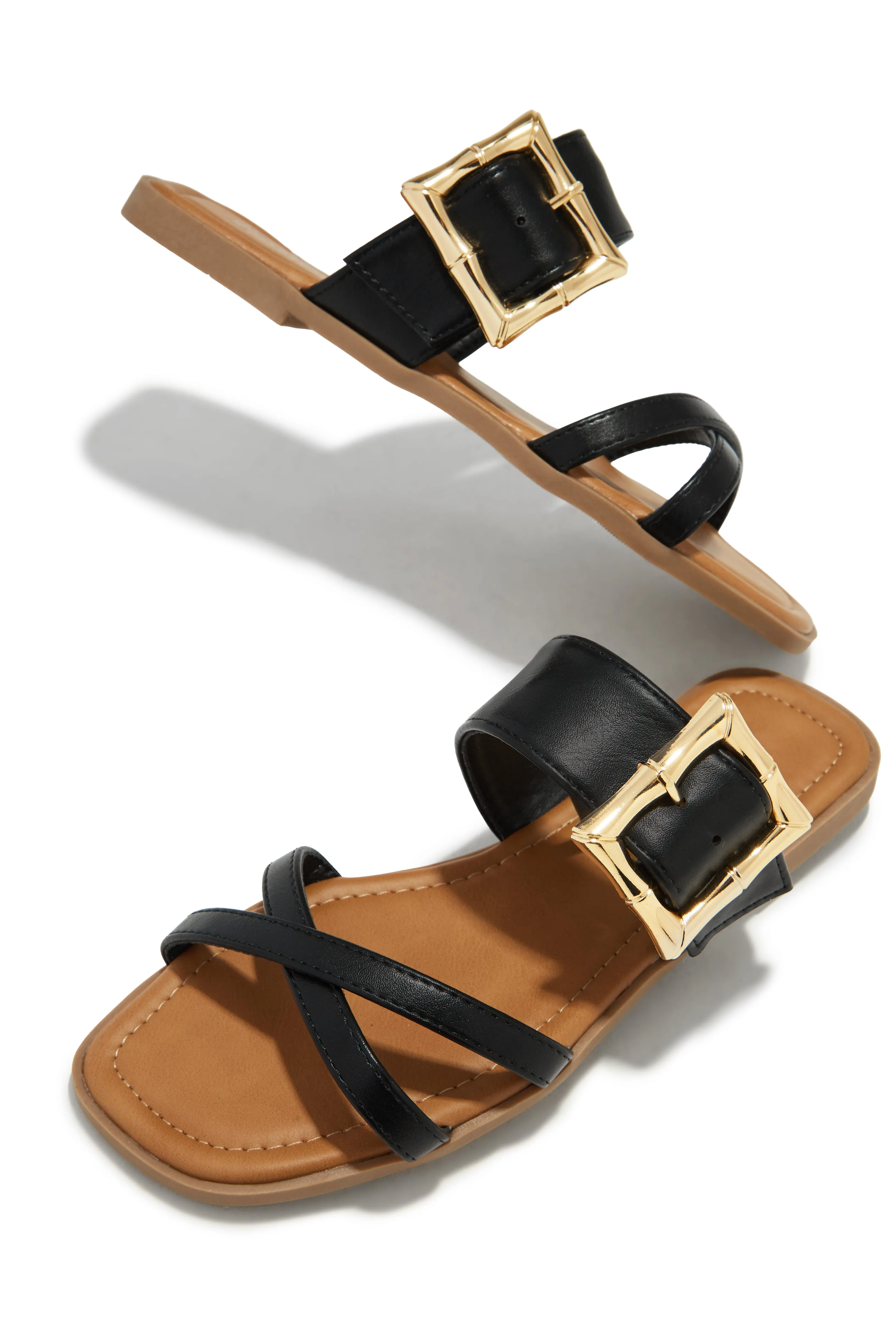 Turks & Caicos Slip On Sandals - Black sold by Miss Lola