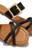 Turks & Caicos Slip On Sandals - Black sold by Miss Lola