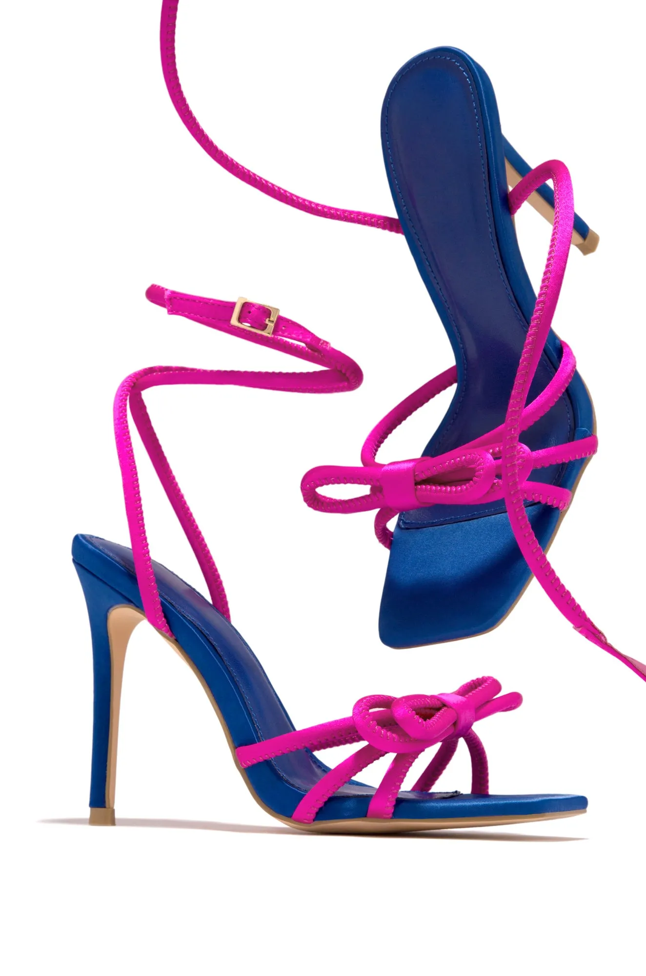 Dionne Color Block High Heels - Blue sold by Miss Lola product image thumbnail 2