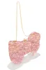 Perfect Night Embellished Statement Handbag - Pink sold by Miss Lola