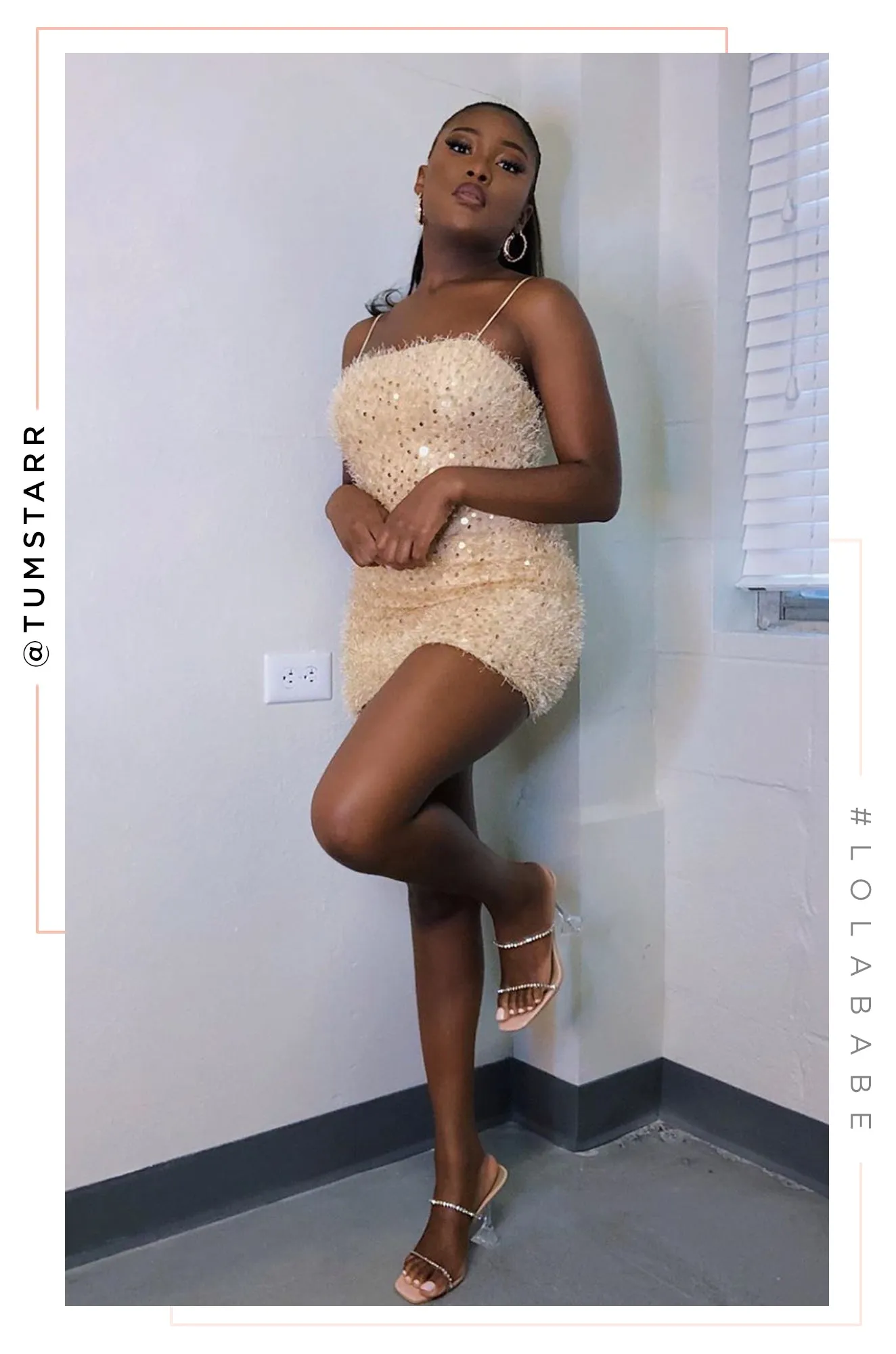 Dubai Embellished Mule Heels - Nude sold by Miss Lola product image thumbnail 3