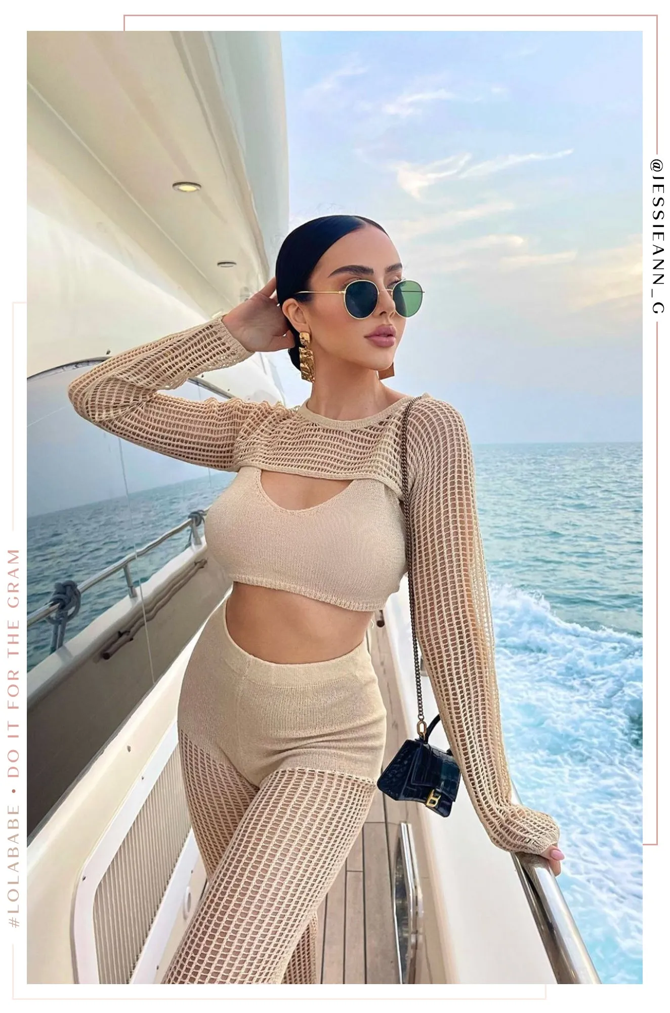 Ameya Three Piece Knit Set - Nude sold by Miss Lola product image thumbnail 3