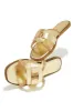 Del Sol Embellished Slip On Sandals - Gold sold by Miss Lola