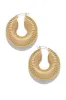Samara Statement Hoop Earring - Gold sold by Miss Lola