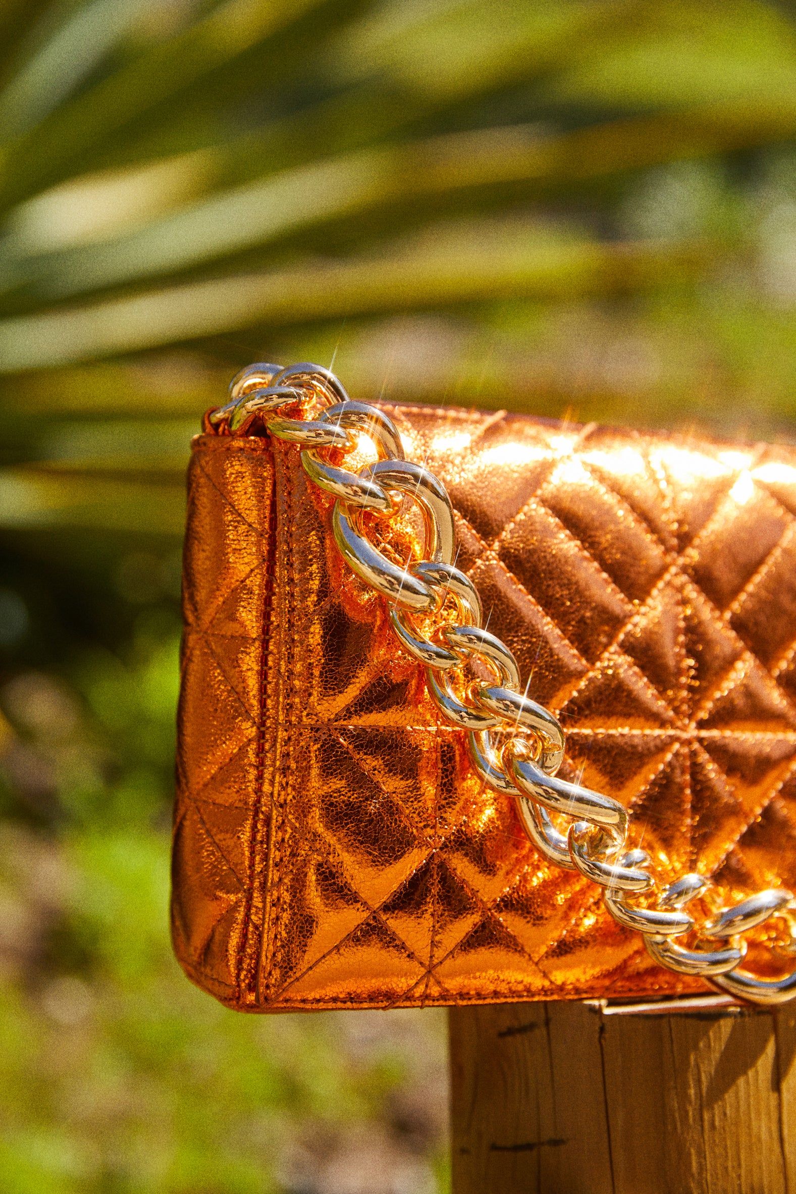 Concert Ready Metallic Handbag - Orange sold by Miss Lola product image thumbnail 4