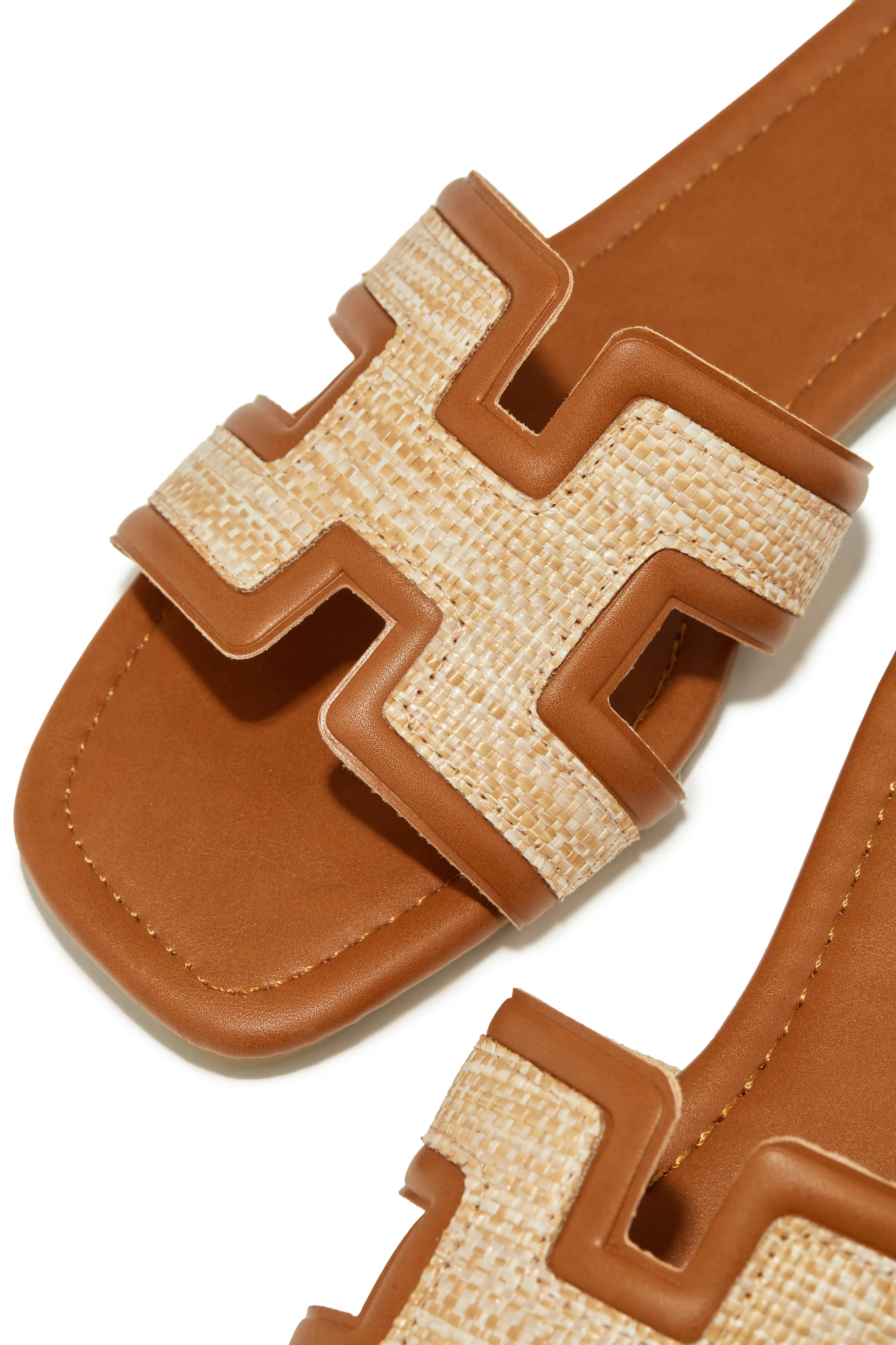 Yuliana Slip On Sandals - Tan sold by Miss Lola product image thumbnail 3