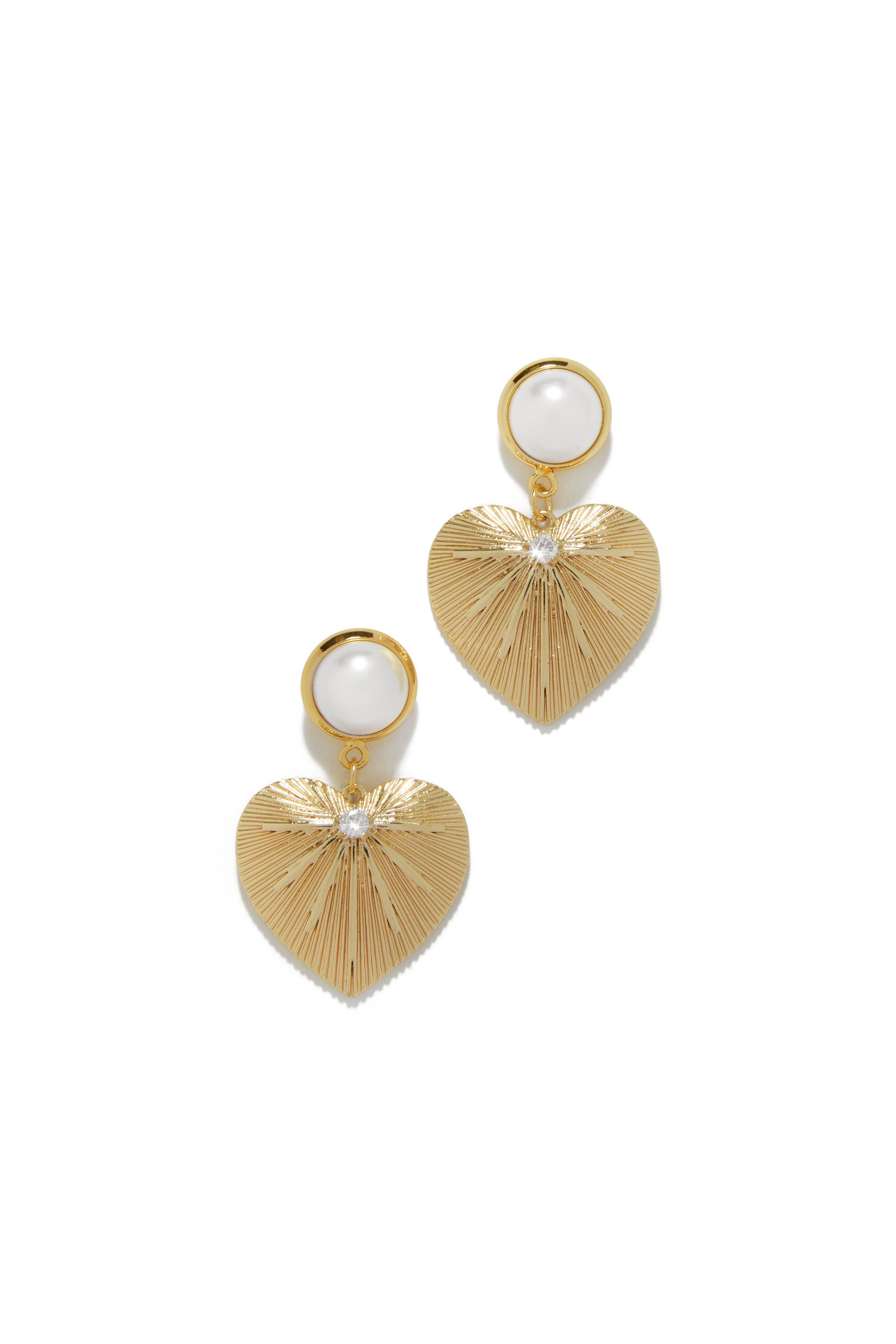 Adoria Dangle Earring - Gold sold by Miss Lola product image thumbnail 3