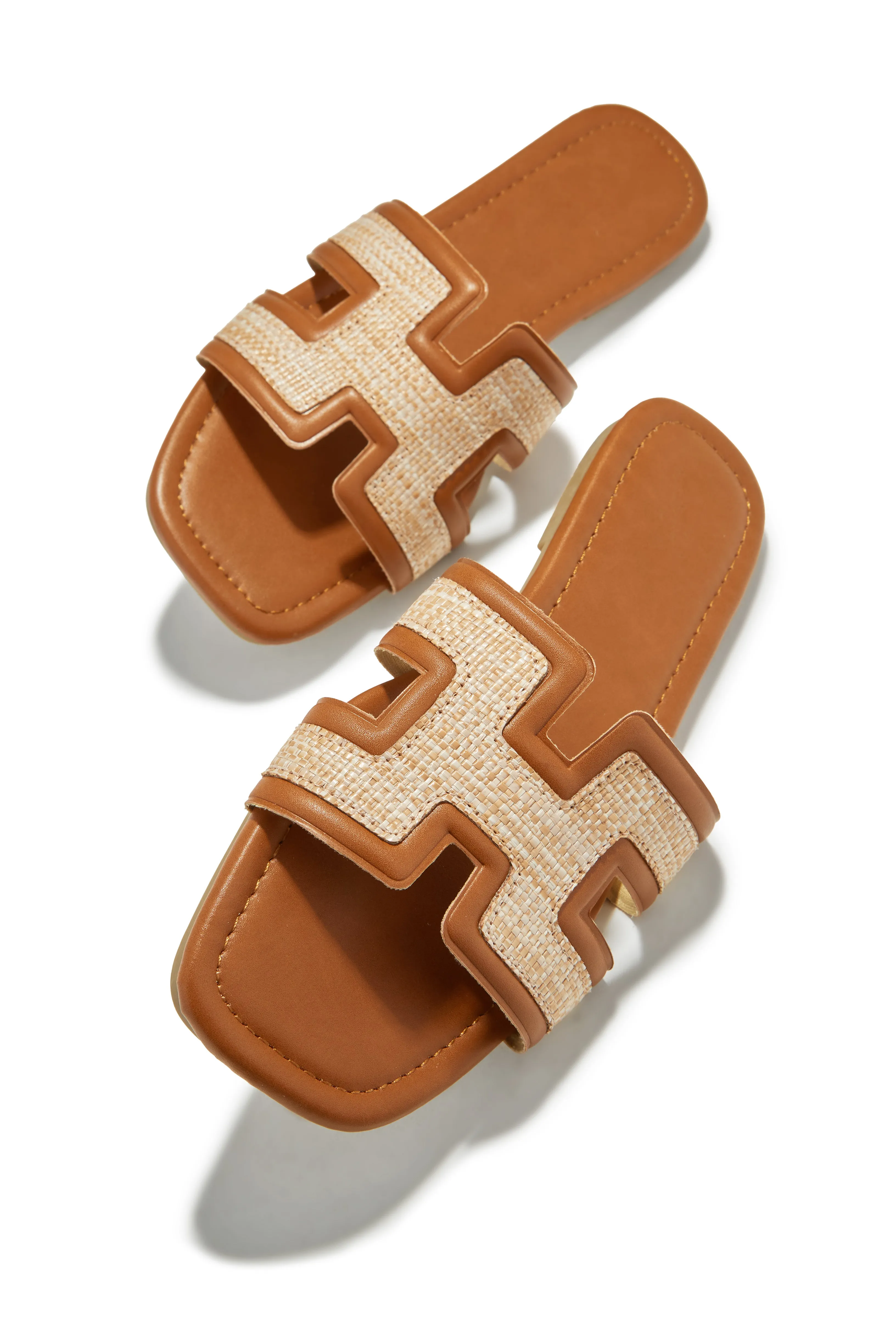 Yuliana Slip On Sandals - Tan sold by Miss Lola product image thumbnail 2