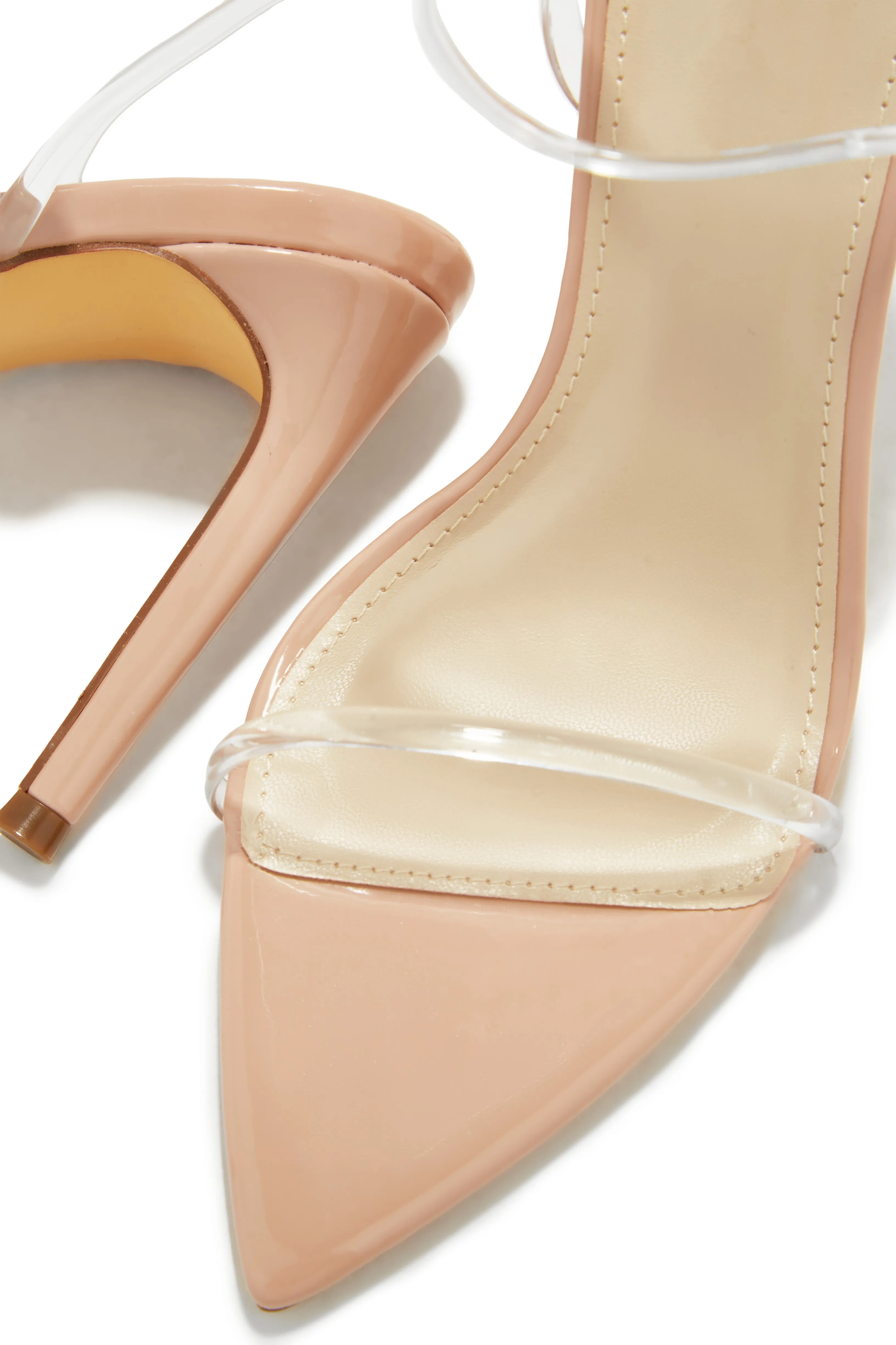 Anezia Single Sole High Heels - Clear sold by Miss Lola product image thumbnail 3