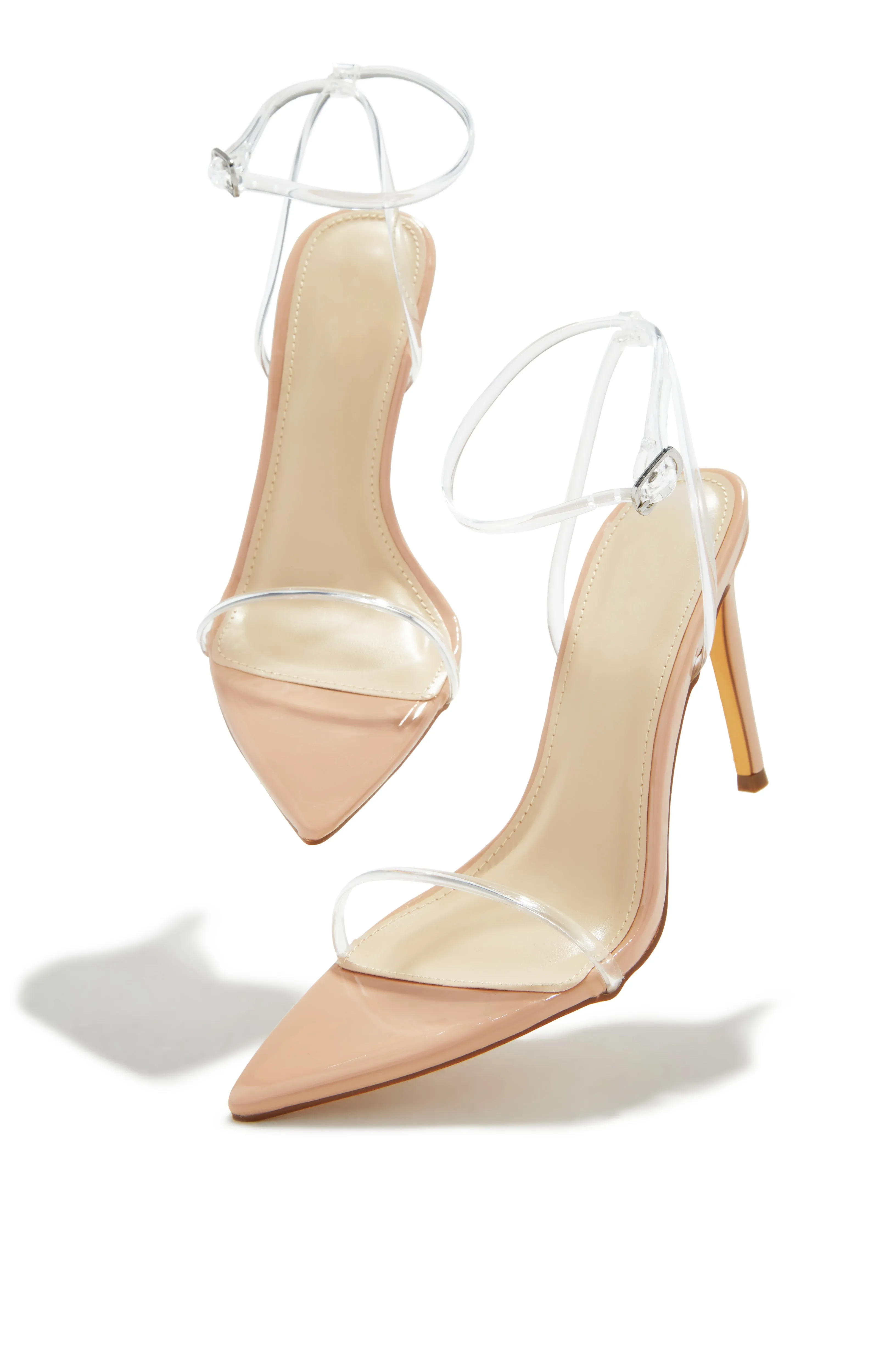 Anezia Single Sole High Heels - Clear sold by Miss Lola product image thumbnail 2