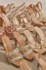 Feeling Myself Embellished High Heel Mules - Nude sold by Miss Lola