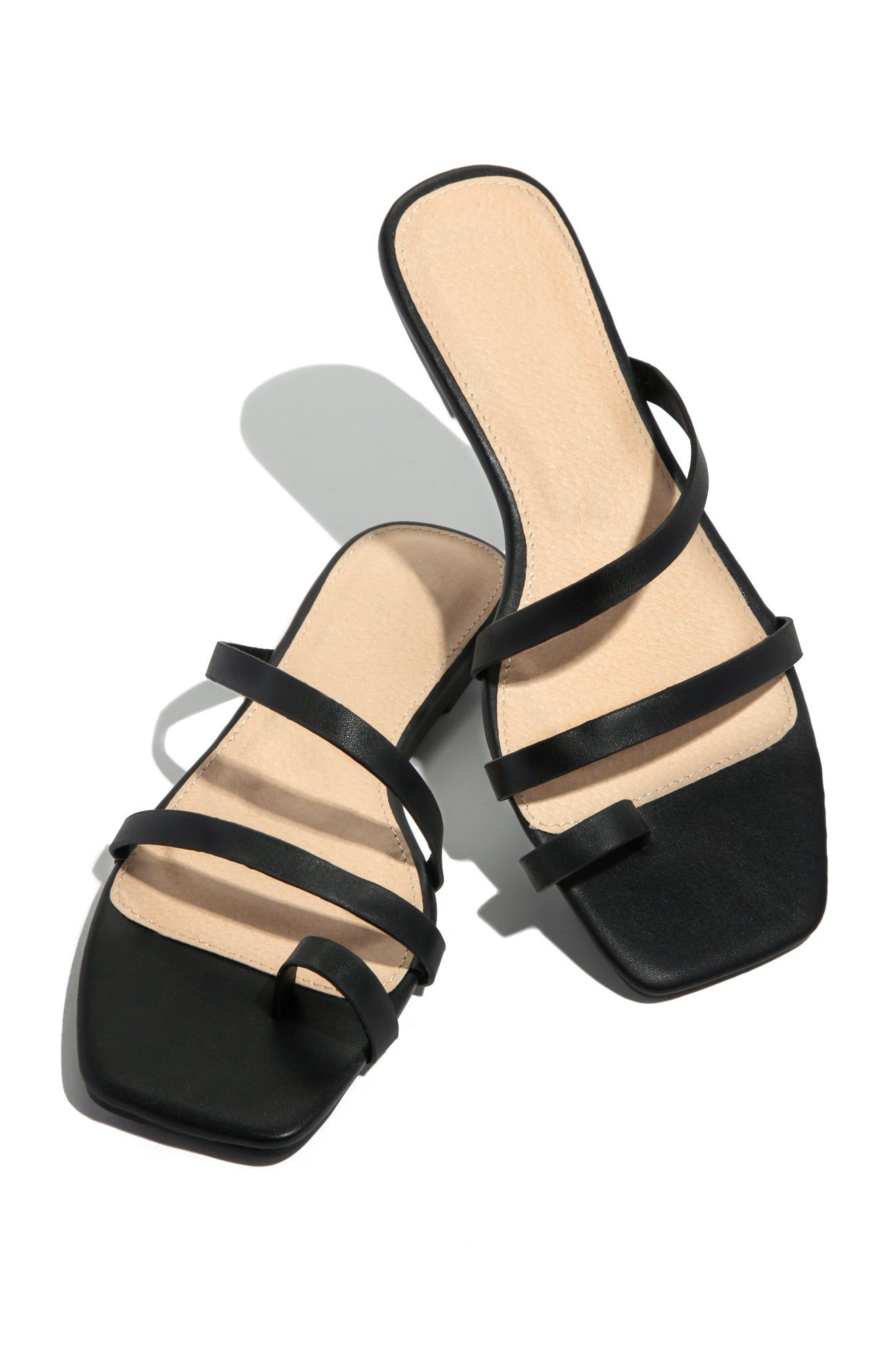 Dreamy Skies Slip On Flat Sandals - Black sold by Miss Lola product image thumbnail 3