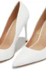 Savanna High Heel Pumps - White sold by Miss Lola