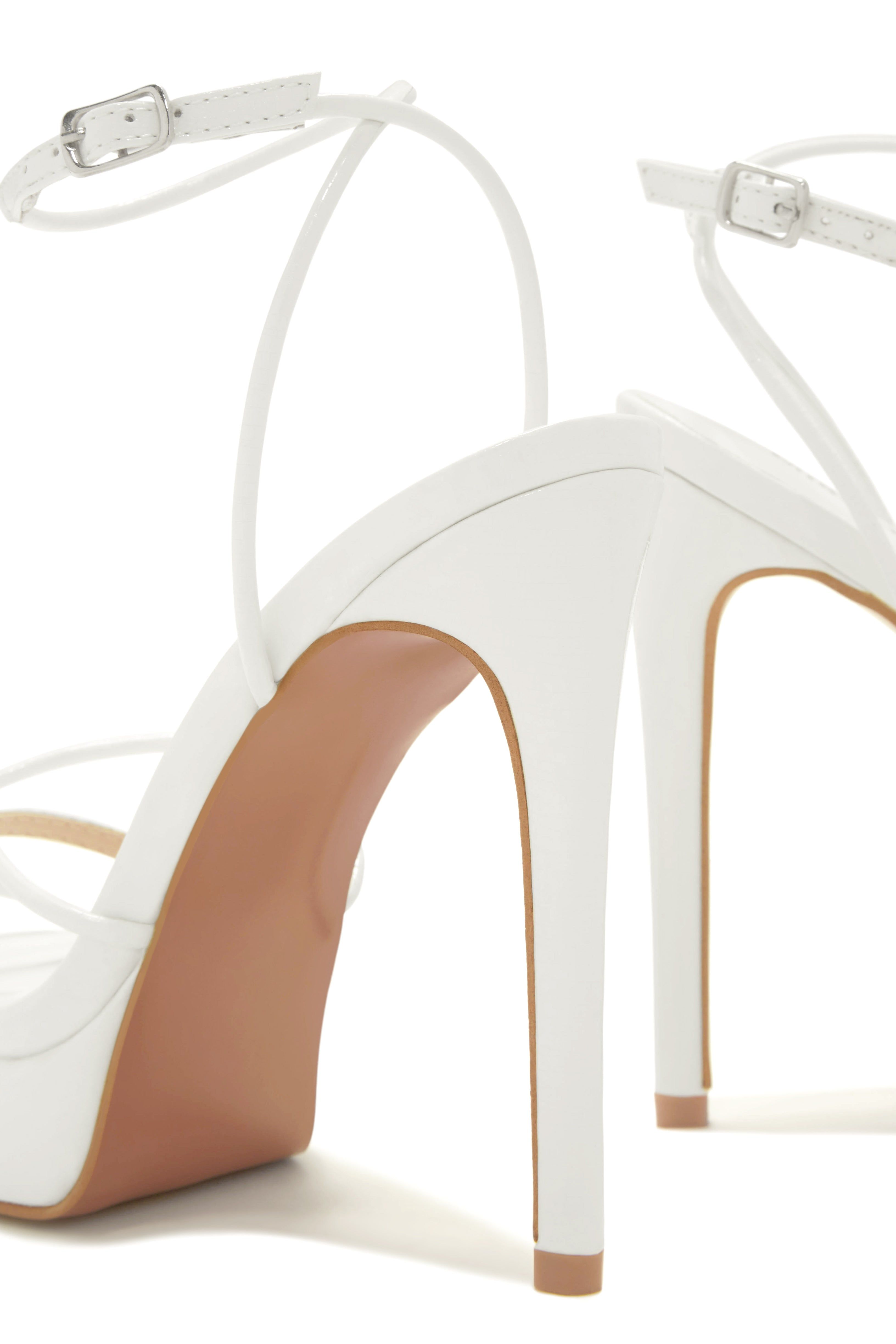 Parisa Platform Heels - White sold by Miss Lola product image thumbnail 4