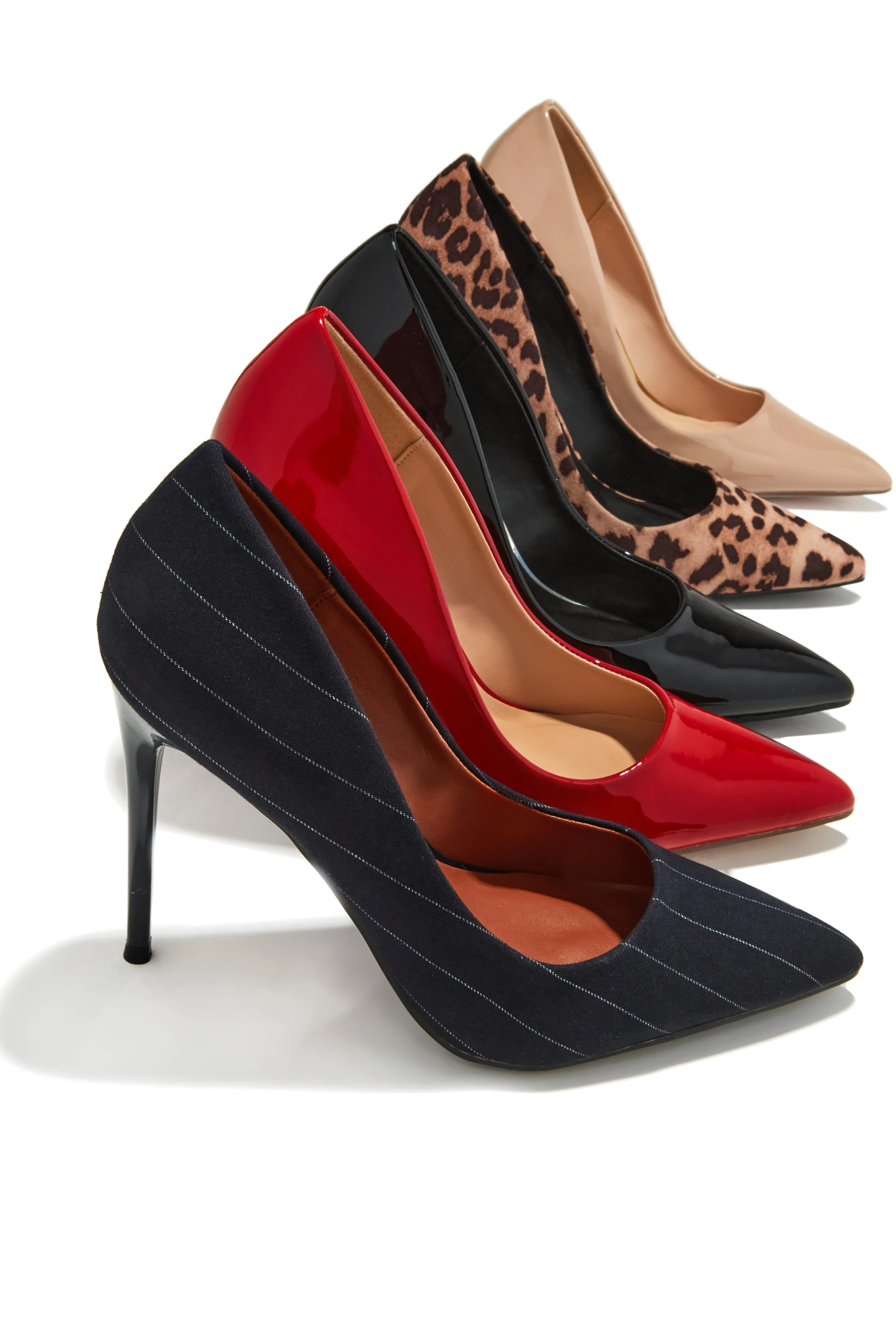Savanna High Heel Pumps - Red sold by Miss Lola product image thumbnail 5