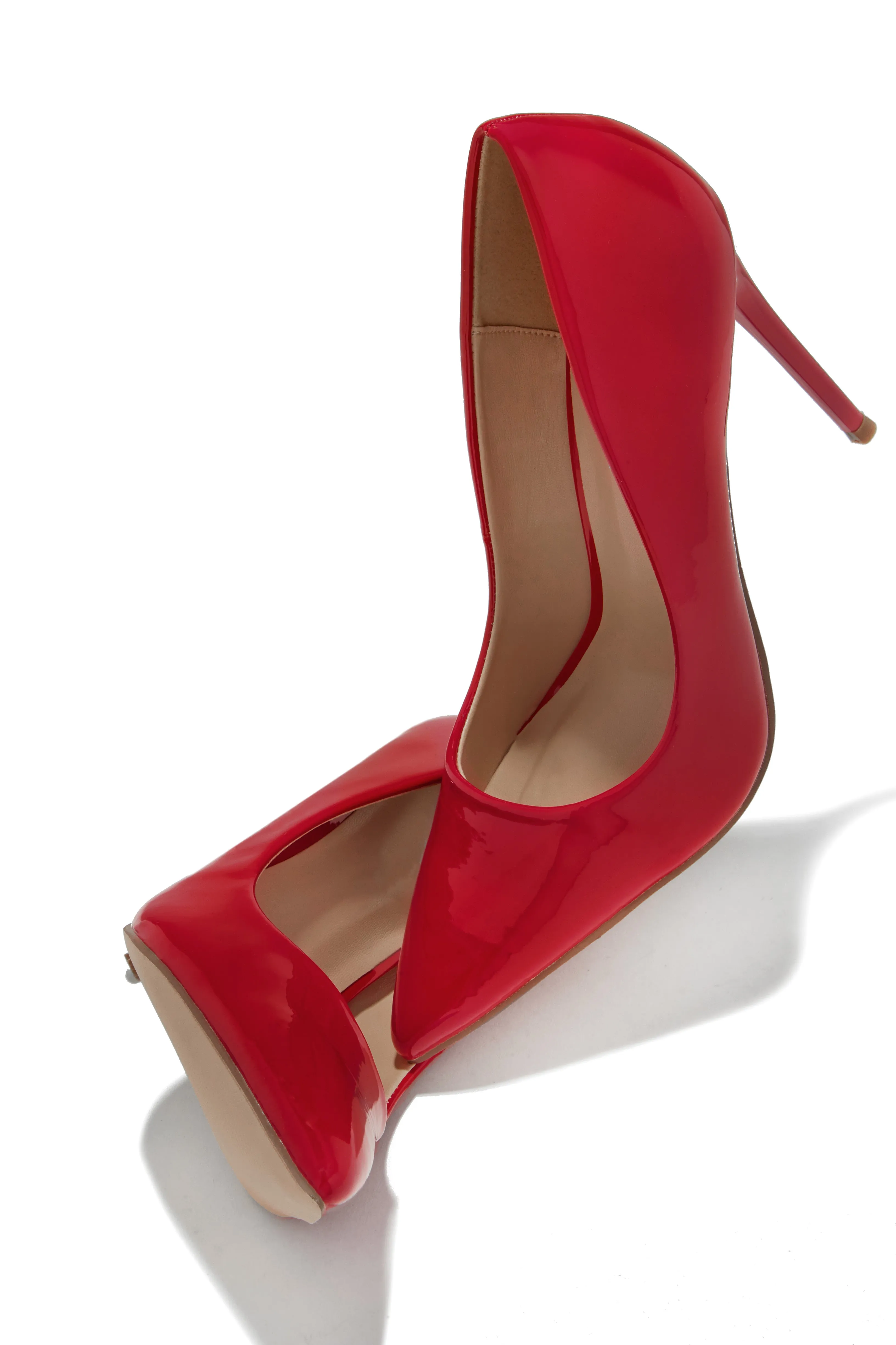Savanna High Heel Pumps - Red sold by Miss Lola product image thumbnail 3