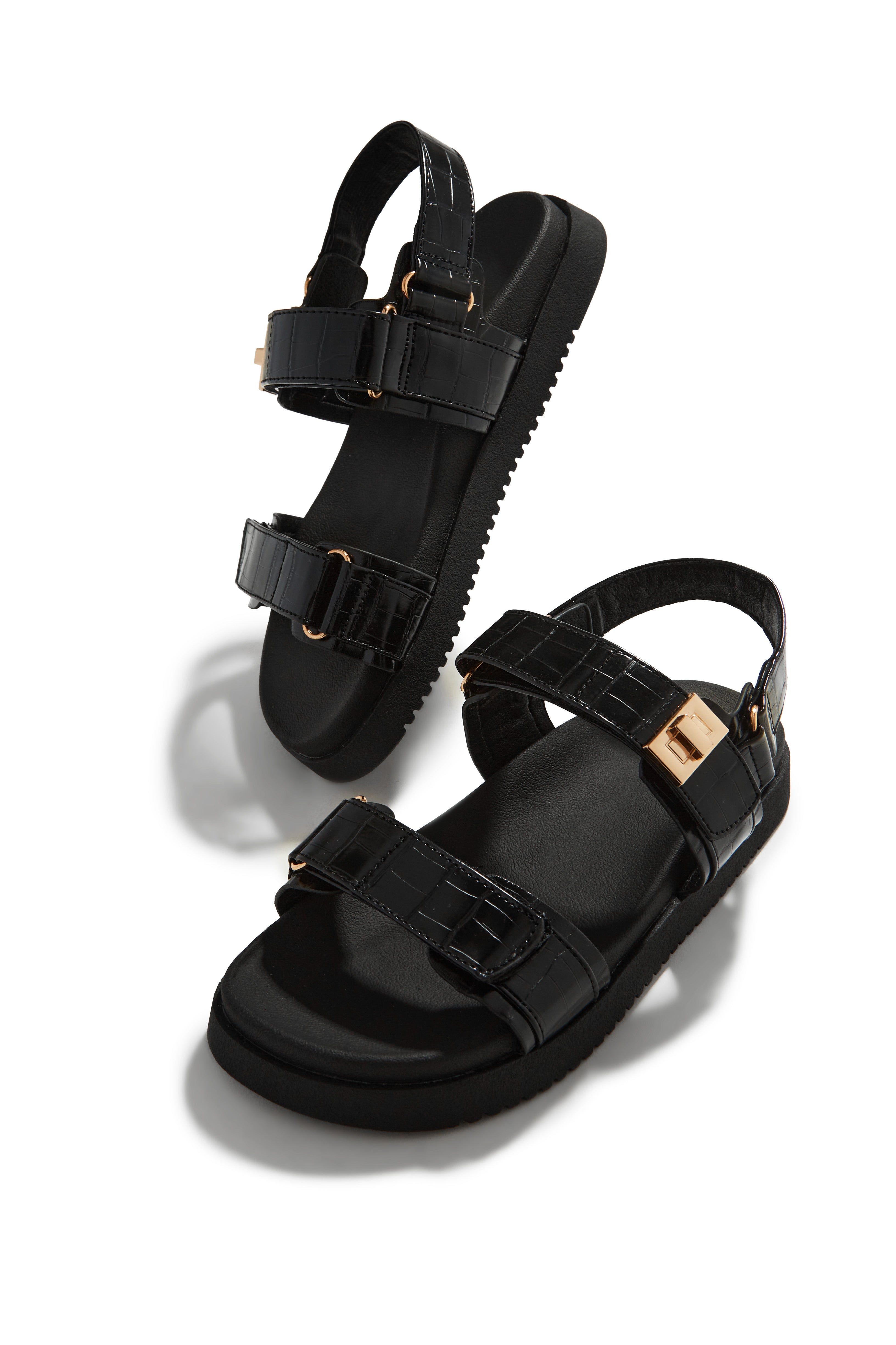 Mykonos Sands Chunky Sandals - Croc sold by Miss Lola