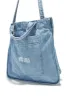 Miss Lola Exclusive Tote Crossbody Bag - Denim sold by Miss Lola