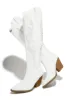 Austin Embellished Cowgirl Boots - White sold by Miss Lola
