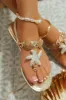 Sea Goddess Embellished Sandals - Gold sold by Miss Lola