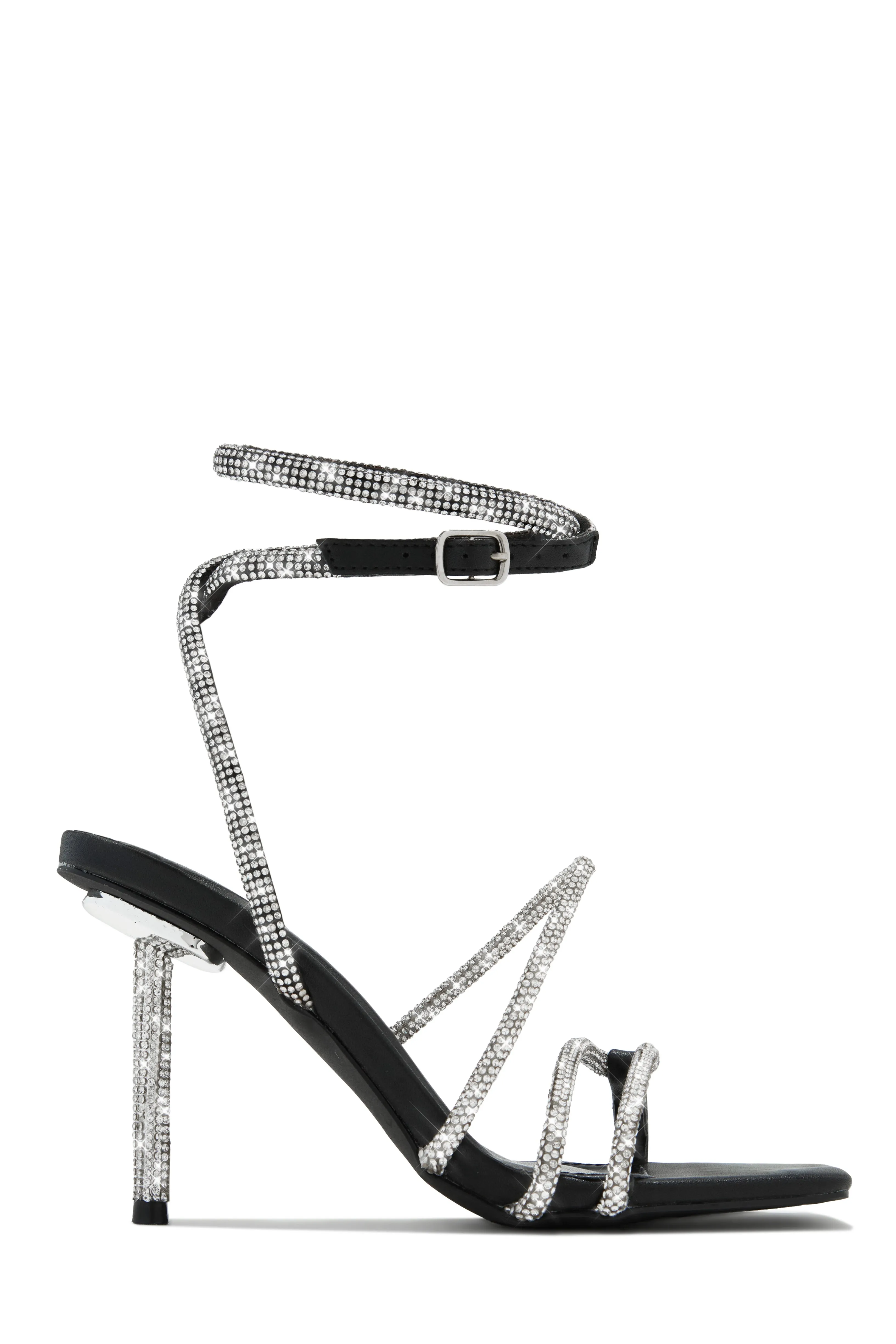 Ayiana Embellished Heels - Black sold by Miss Lola product image thumbnail 5