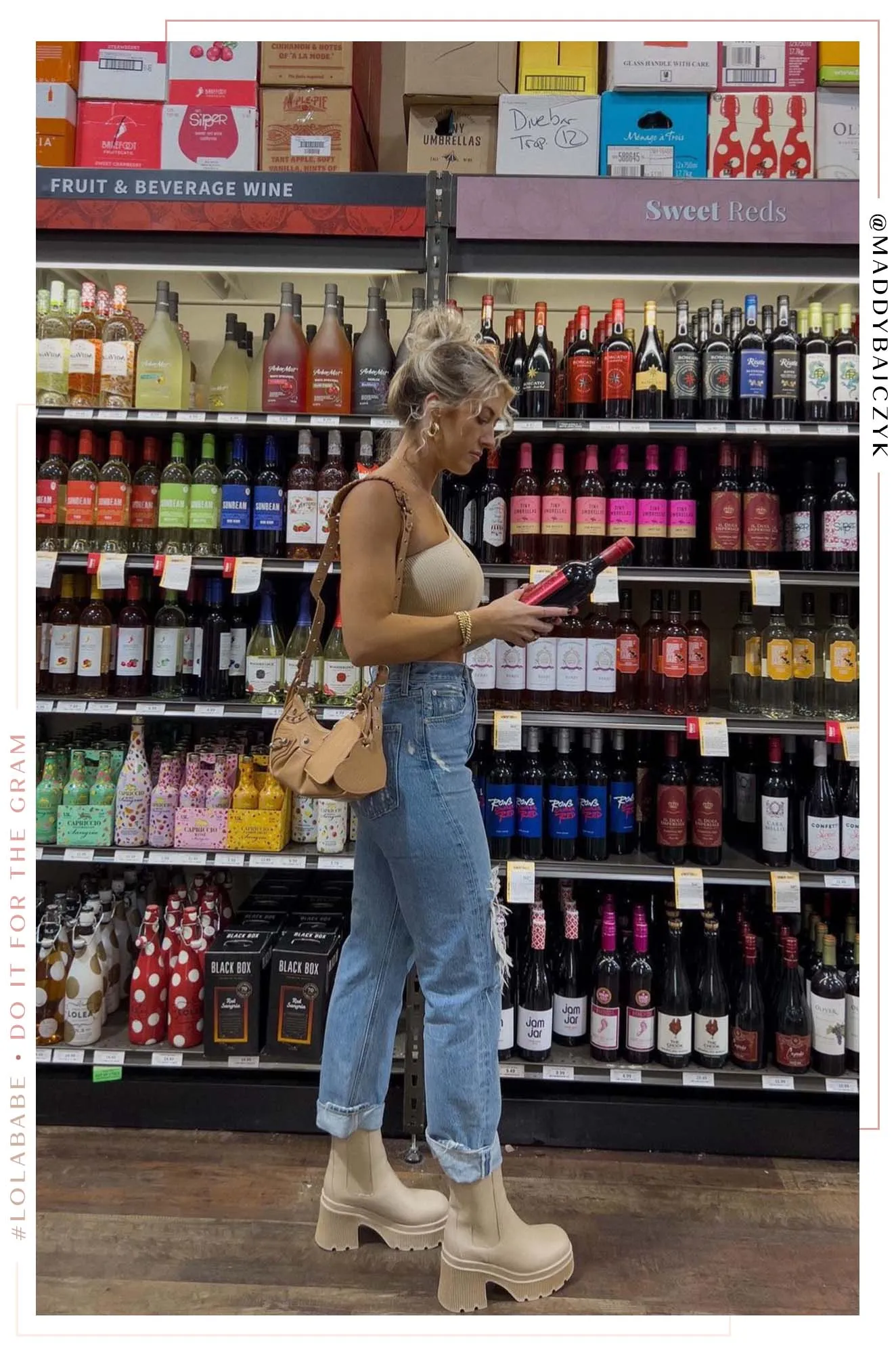 Addicted To You Platform Ankle Boots - Nude sold by Miss Lola product image thumbnail 5