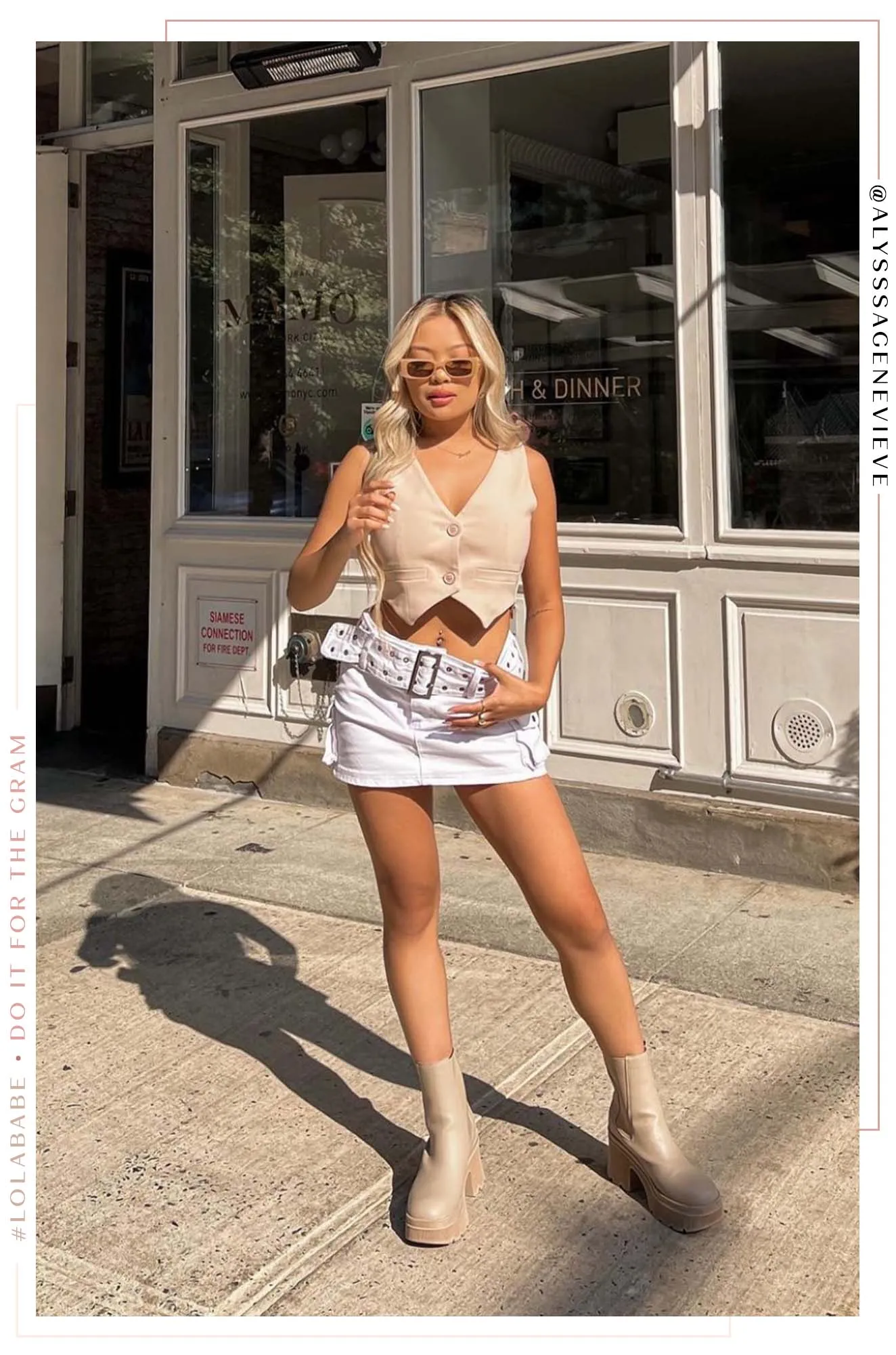 Addicted To You Platform Ankle Boots - Nude sold by Miss Lola product image thumbnail 3