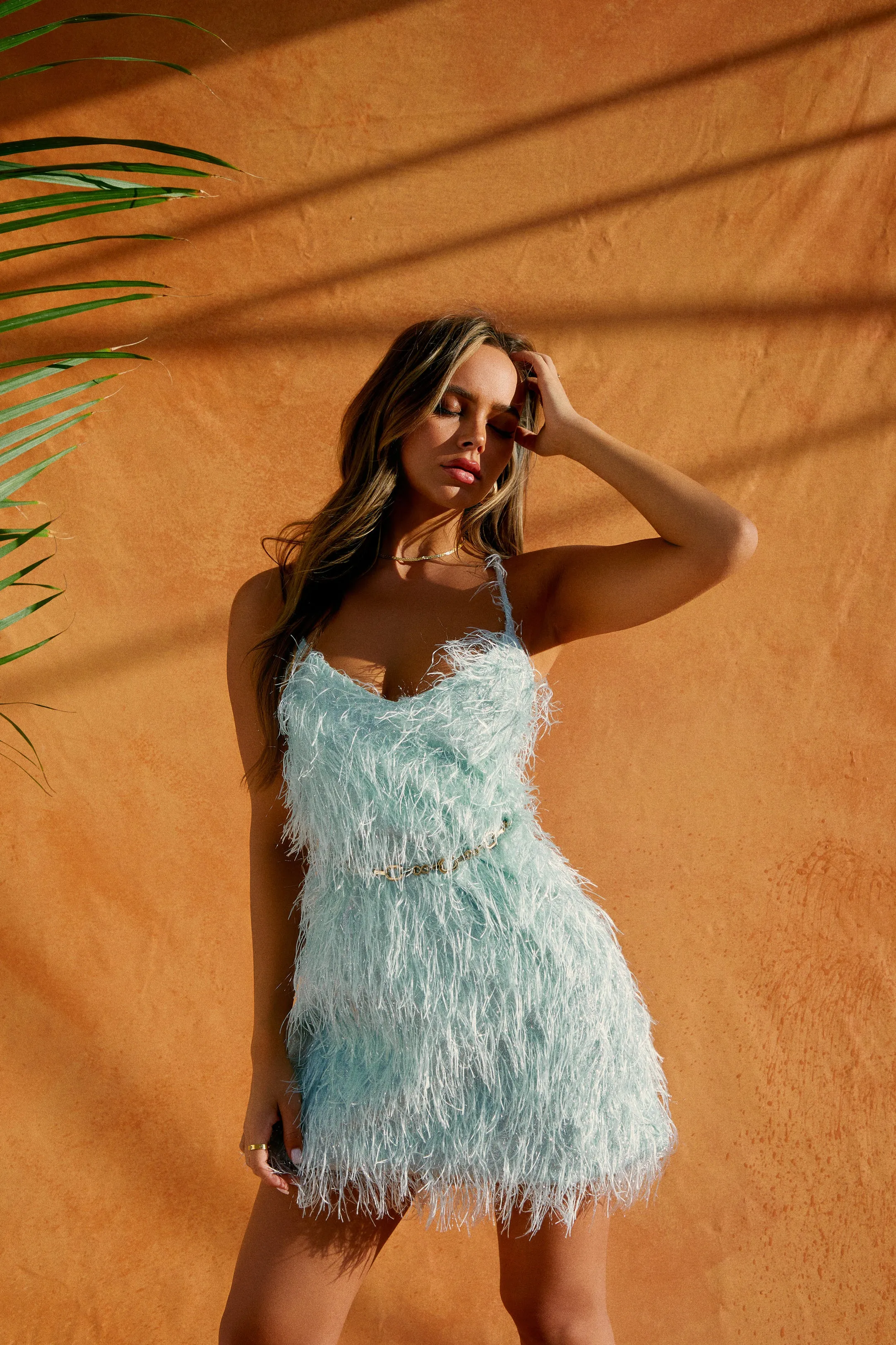 Sweet Getaway Mini Dress - Mint Blue sold by Miss Lola product image thumbnail 2