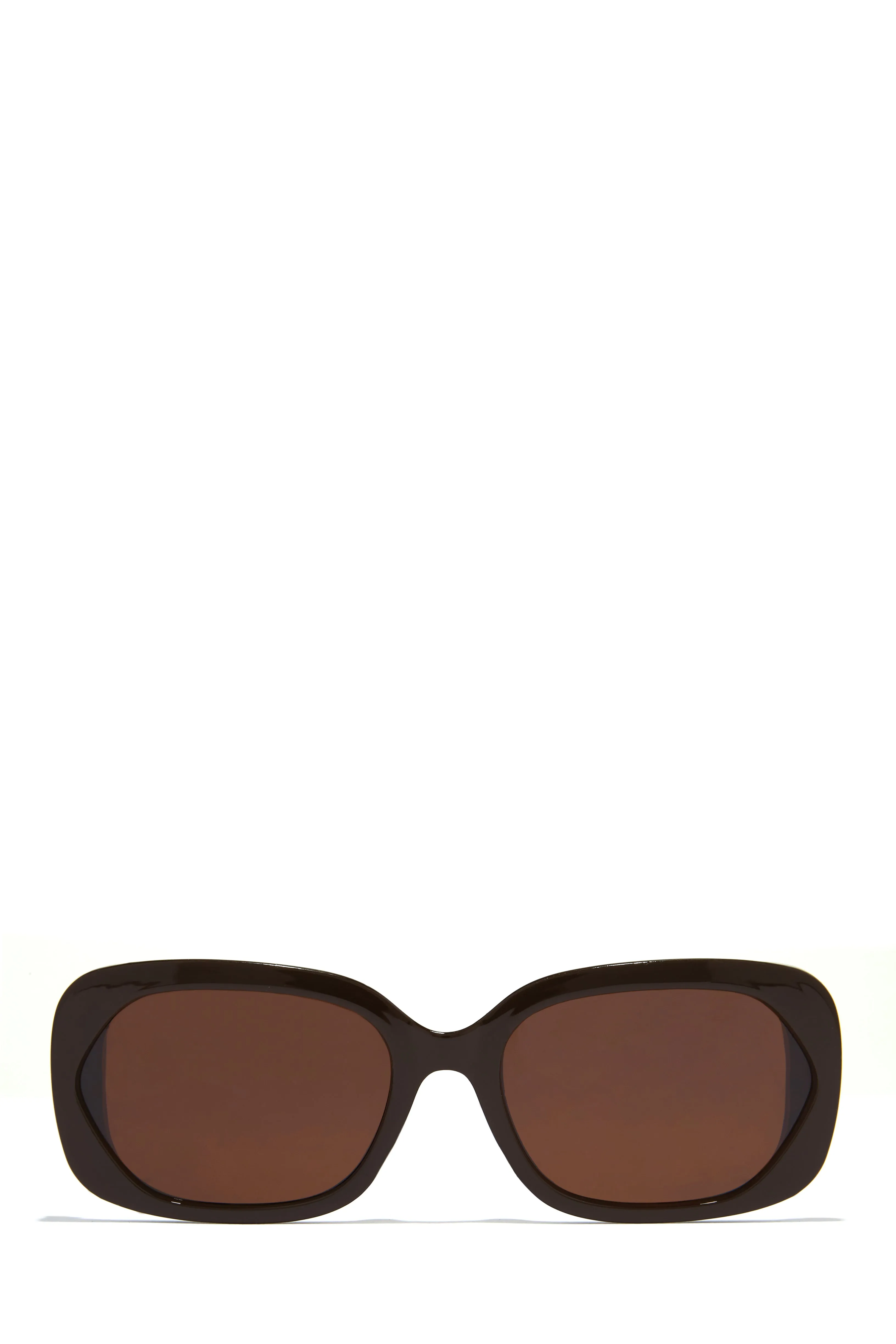 Shayna Oversized Sunglasses - Brown sold by Miss Lola product image thumbnail 3