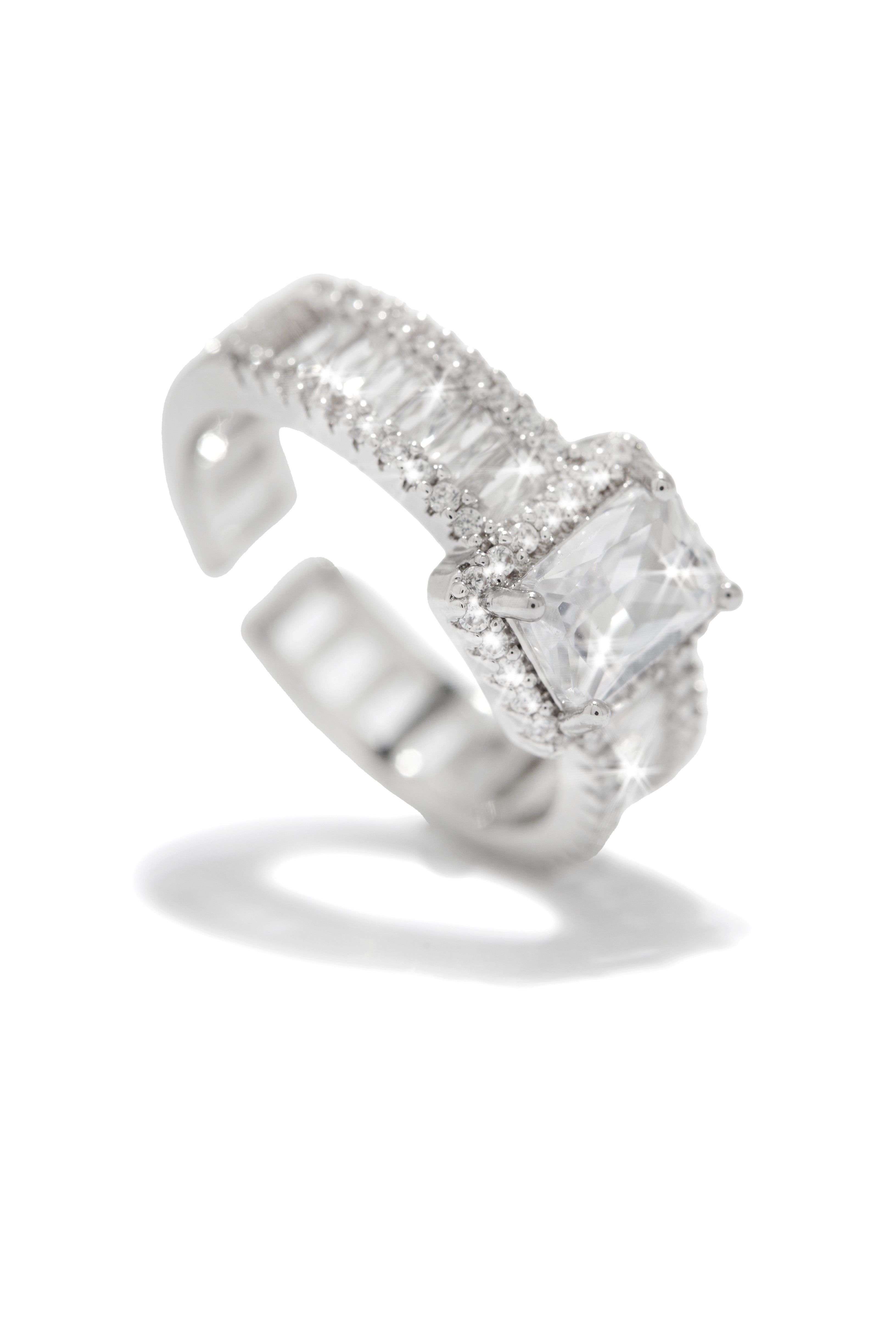 Always Yours Embellished Ring - Silver sold by Miss Lola product image thumbnail 5