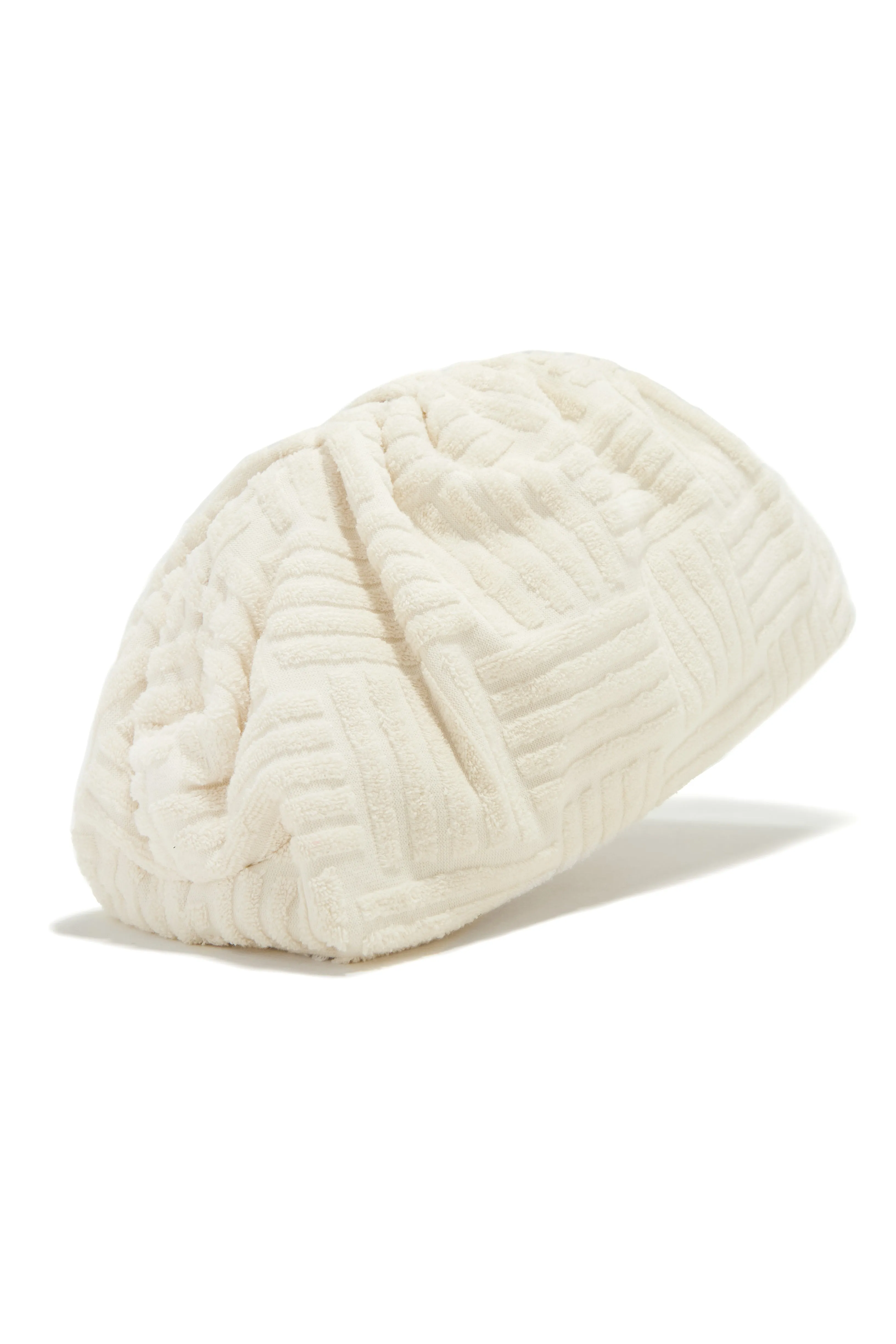 Henny Terry Cloth Clutch - Cream sold by Miss Lola product image thumbnail 5