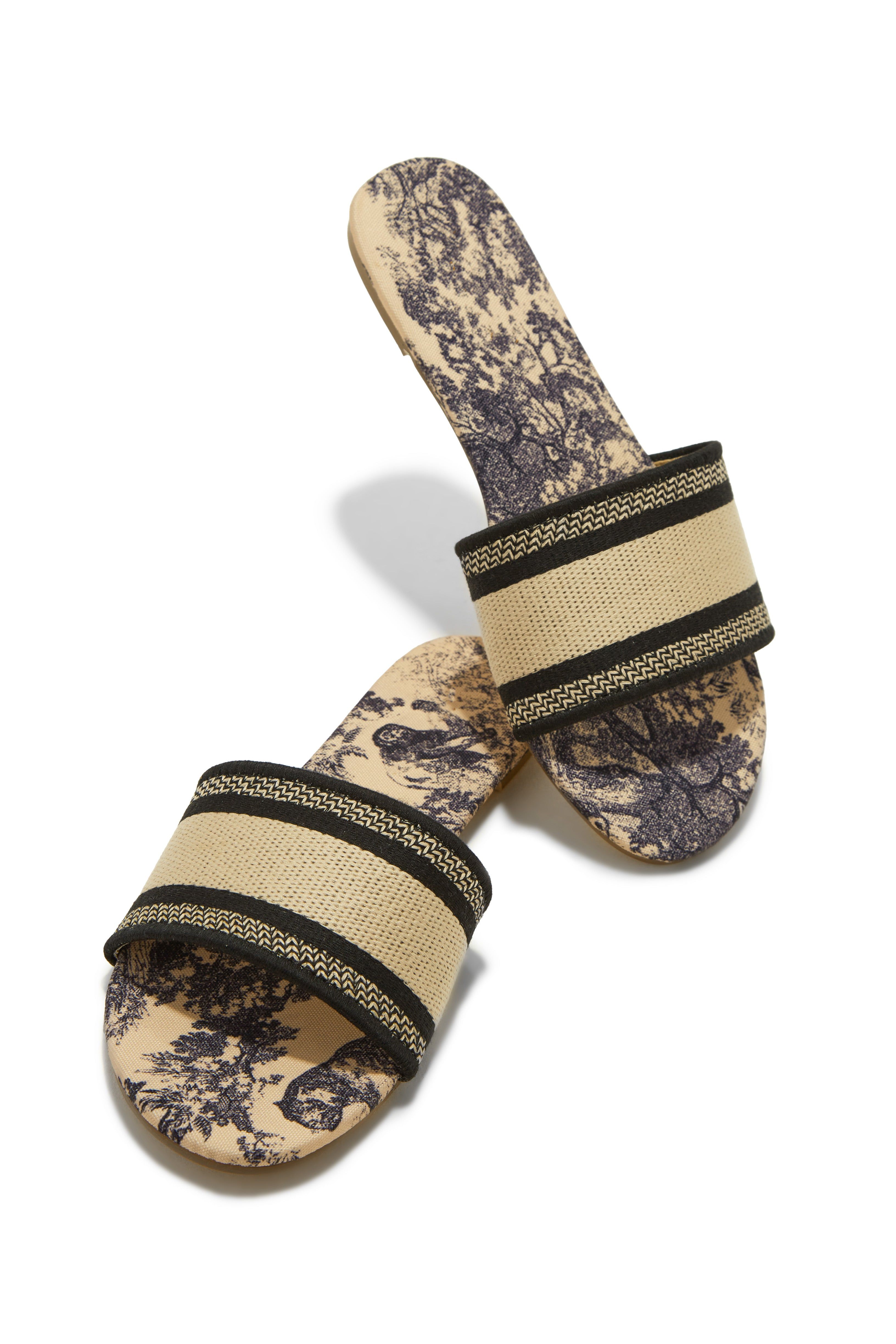 Island Oasis Slip On Sandals - Black sold by Miss Lola product image thumbnail 3