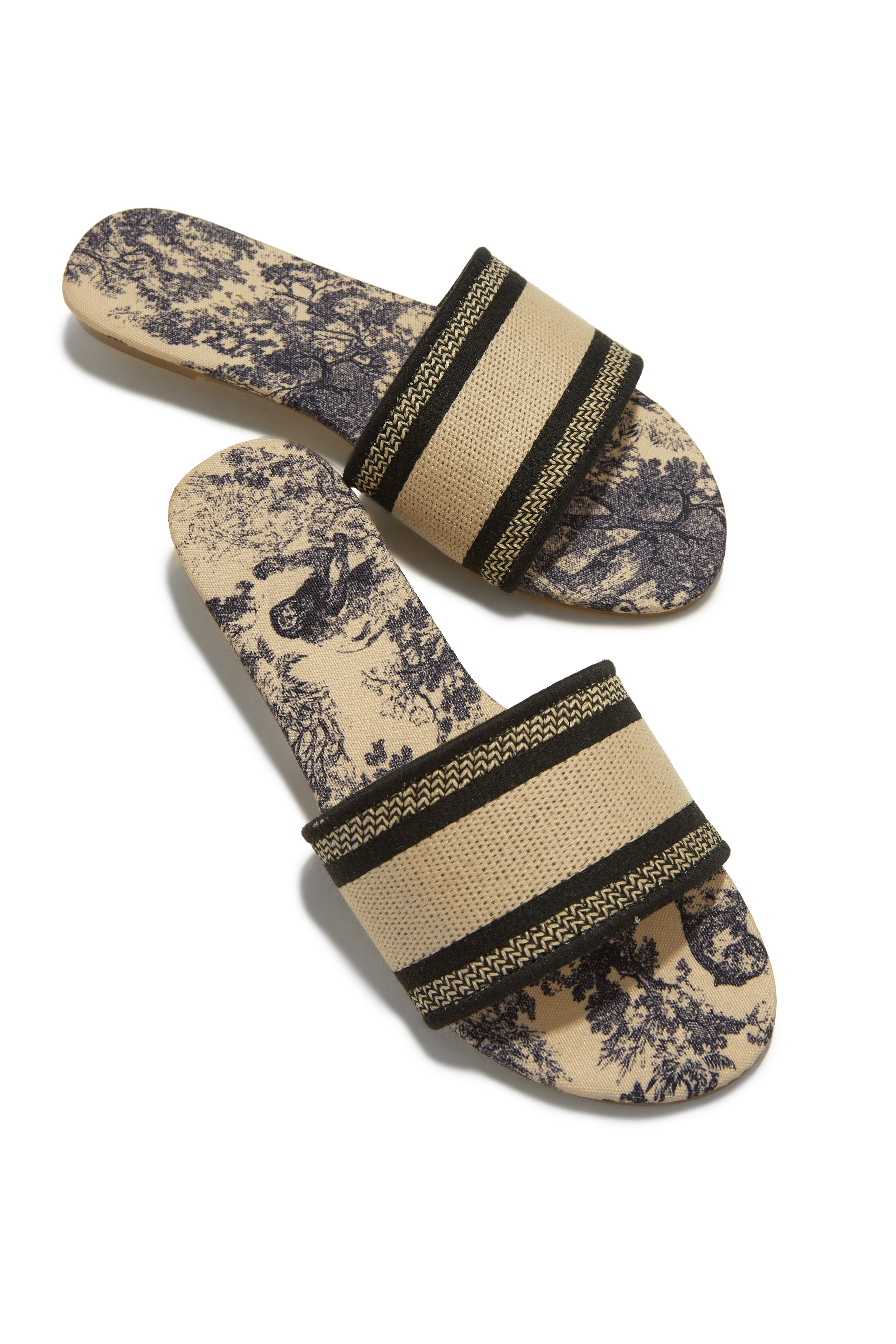 Island Oasis Slip On Sandals - Black sold by Miss Lola product image thumbnail 5
