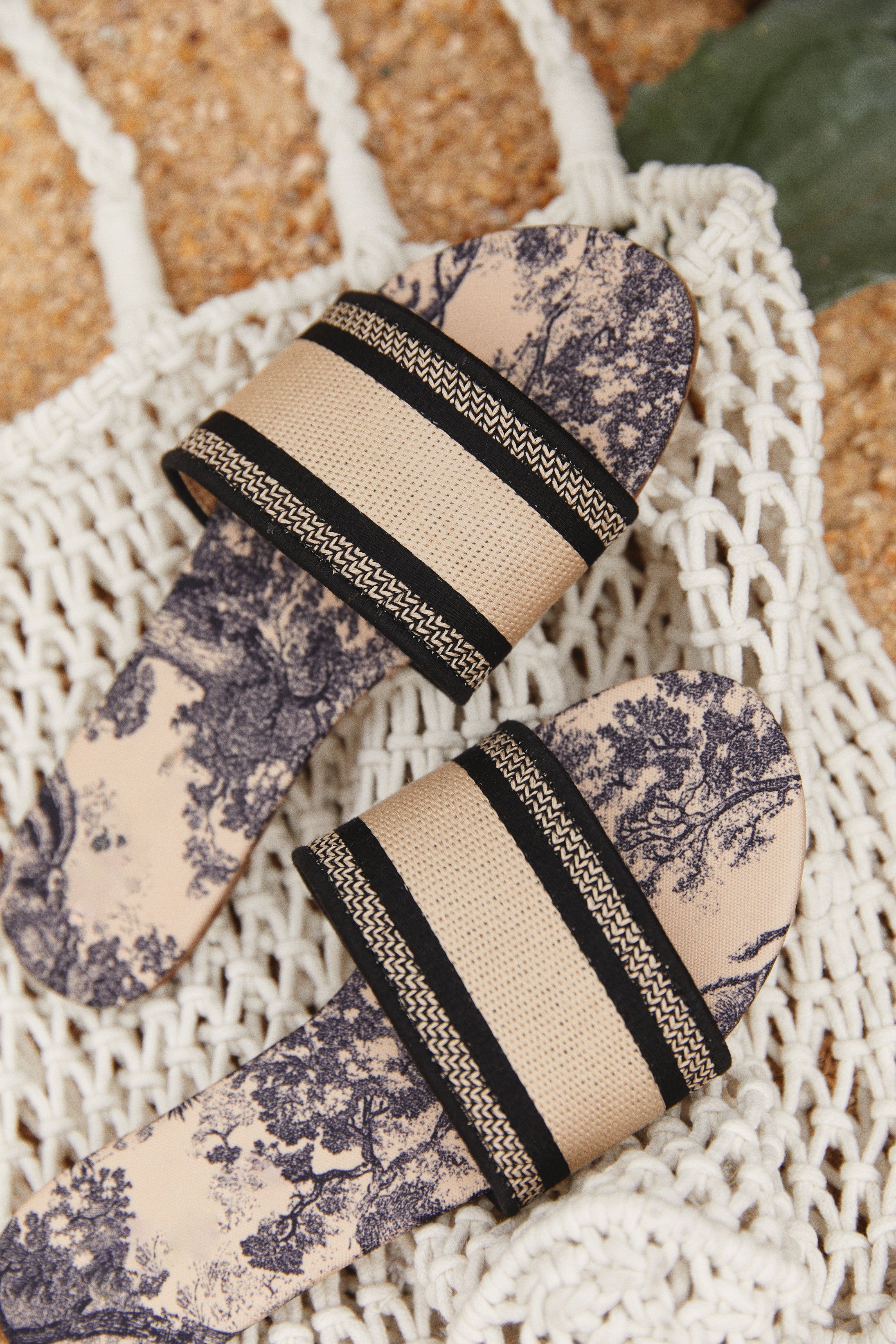 Island Oasis Slip On Sandals - Black sold by Miss Lola product image thumbnail 2