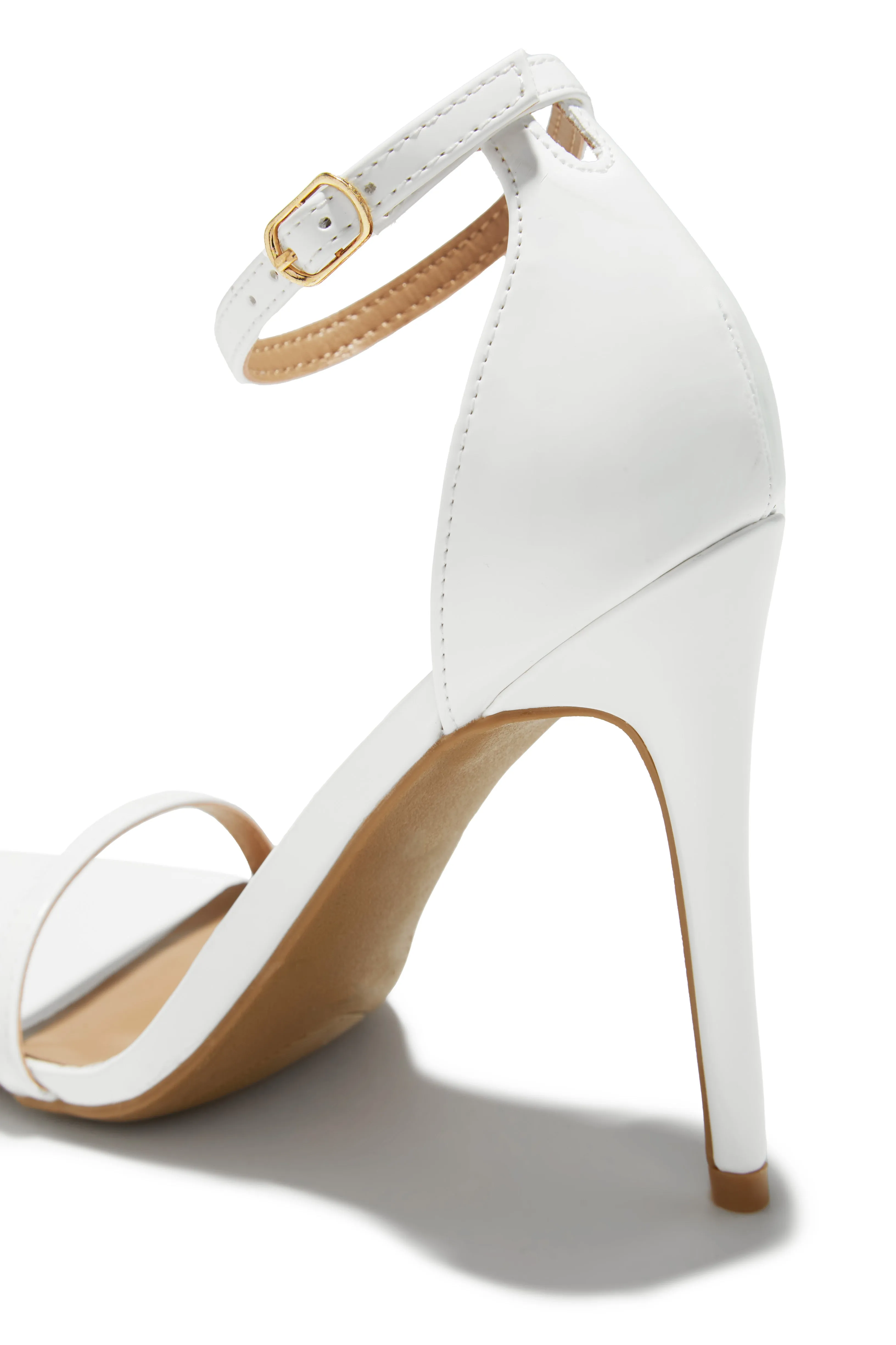 Celebrate Life Single Sole High Heels - White sold by Miss Lola product image thumbnail 4