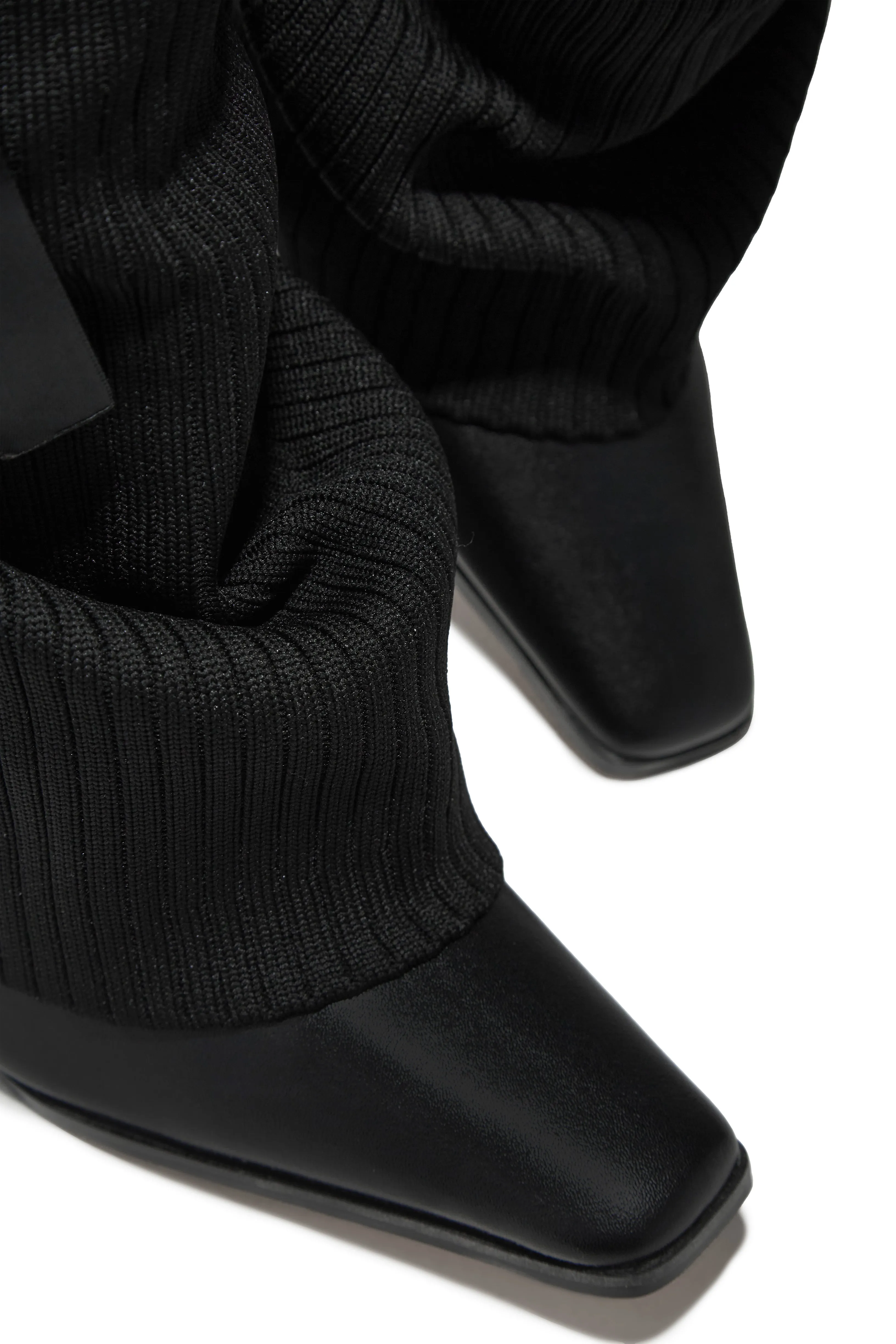 Annalee Below The Knee Slouch Boots - Black sold by Miss Lola product image thumbnail 4