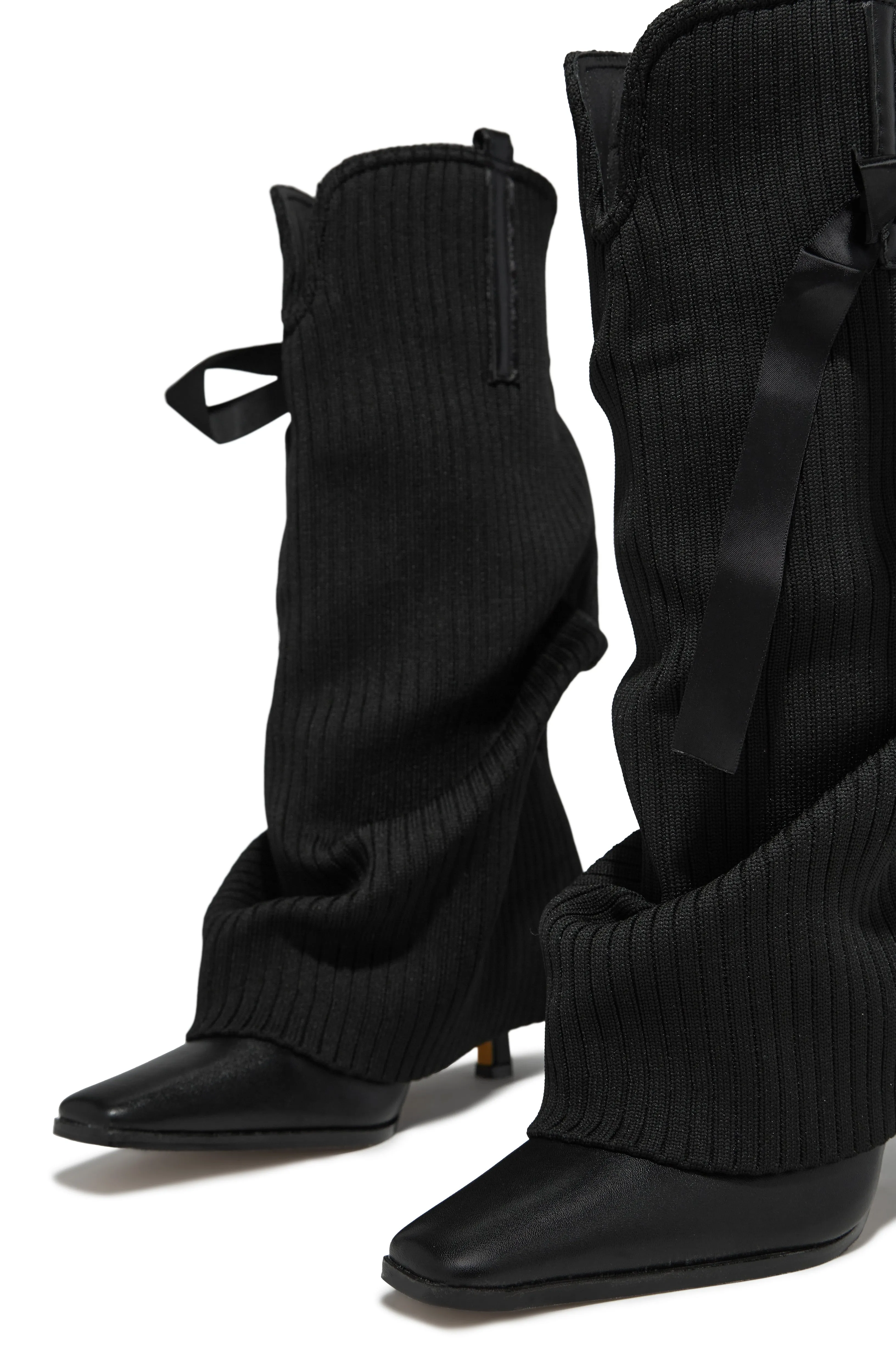 Annalee Below The Knee Slouch Boots - Black sold by Miss Lola product image thumbnail 3