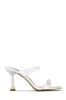 Kyazi Mule Heels - Silver sold by Miss Lola