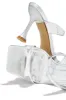 Kyazi Mule Heels - Silver sold by Miss Lola