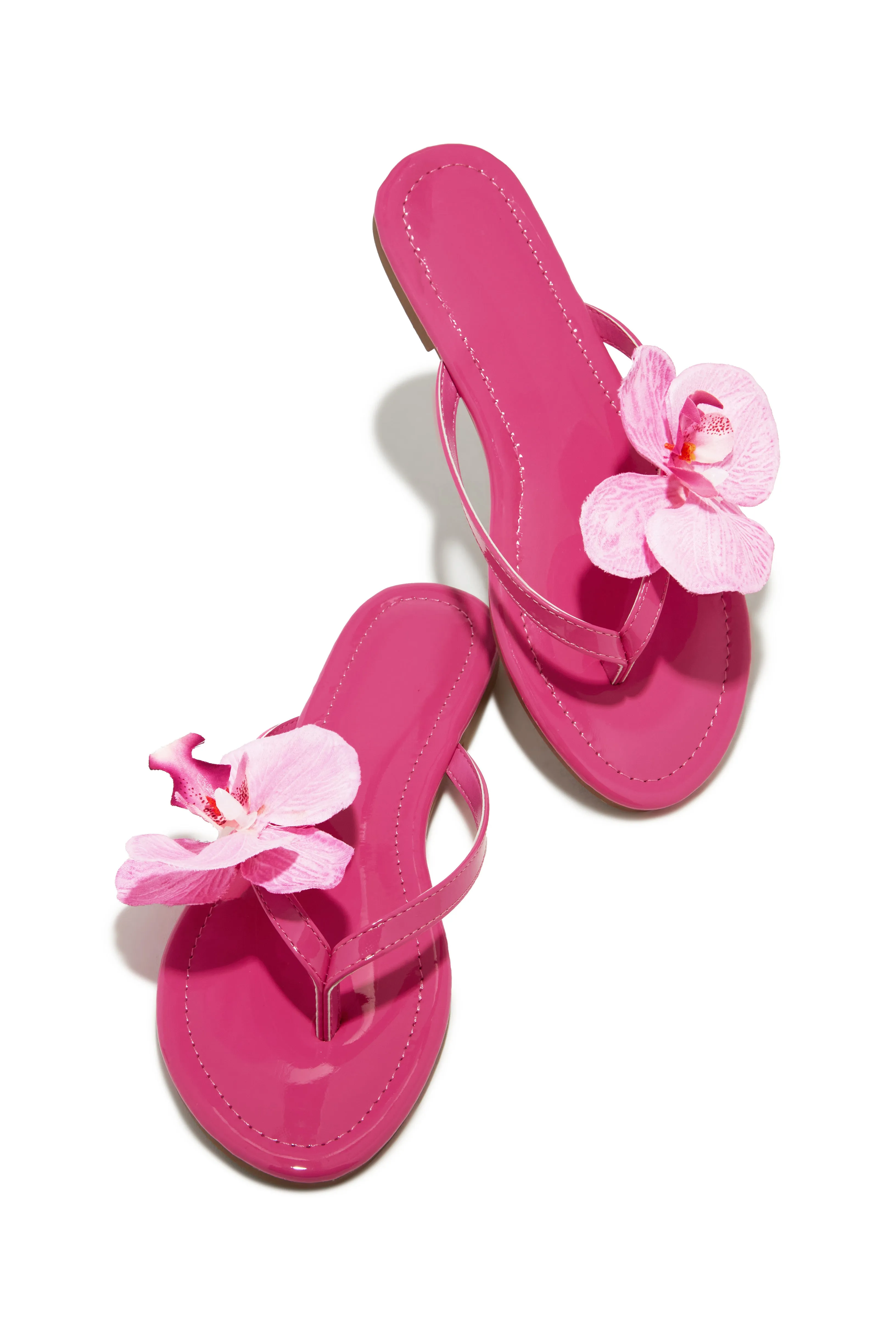 Inara Rosette Slip On Sandals - Pink sold by Miss Lola product image thumbnail 5
