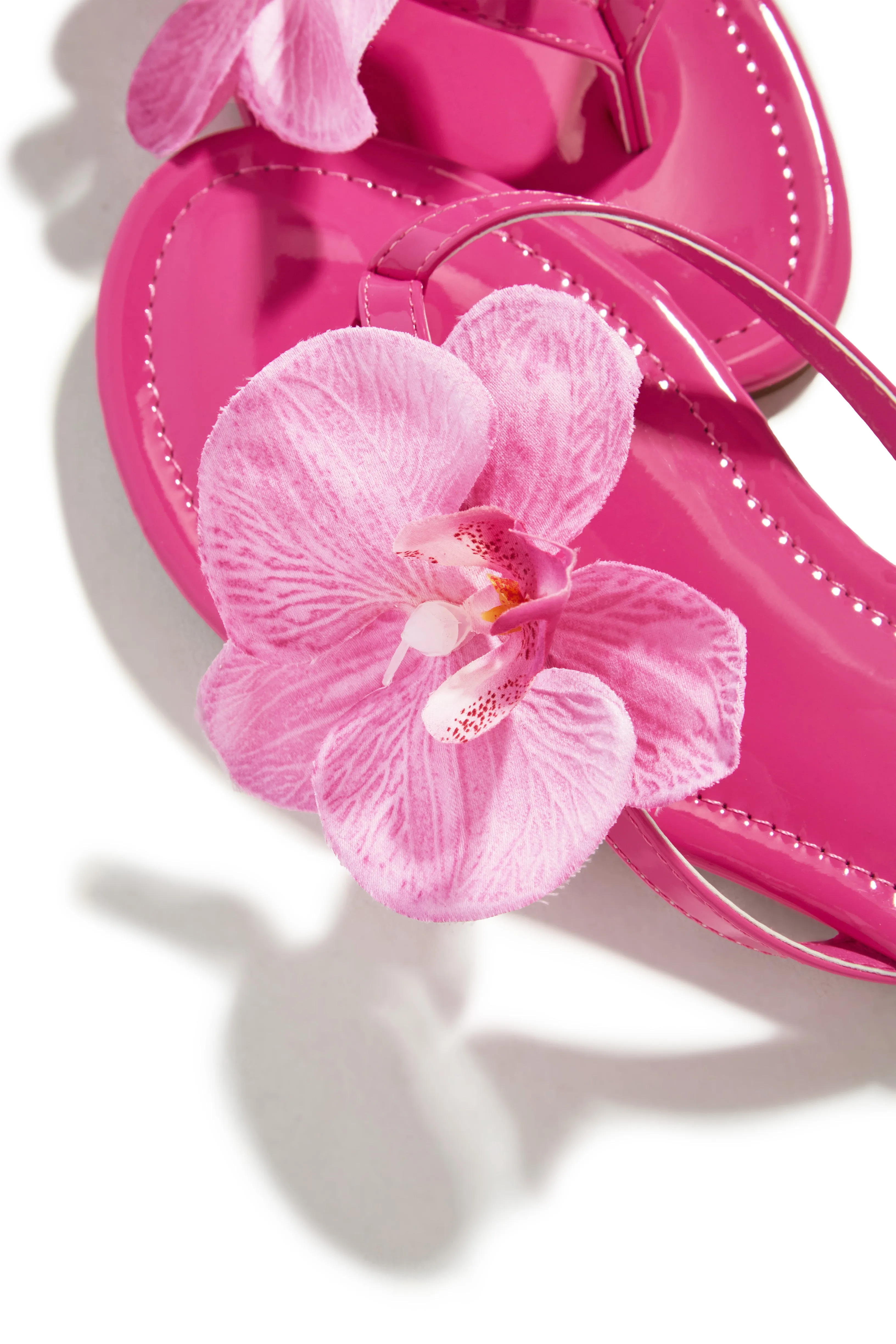 Inara Rosette Slip On Sandals - Pink sold by Miss Lola product image thumbnail 2