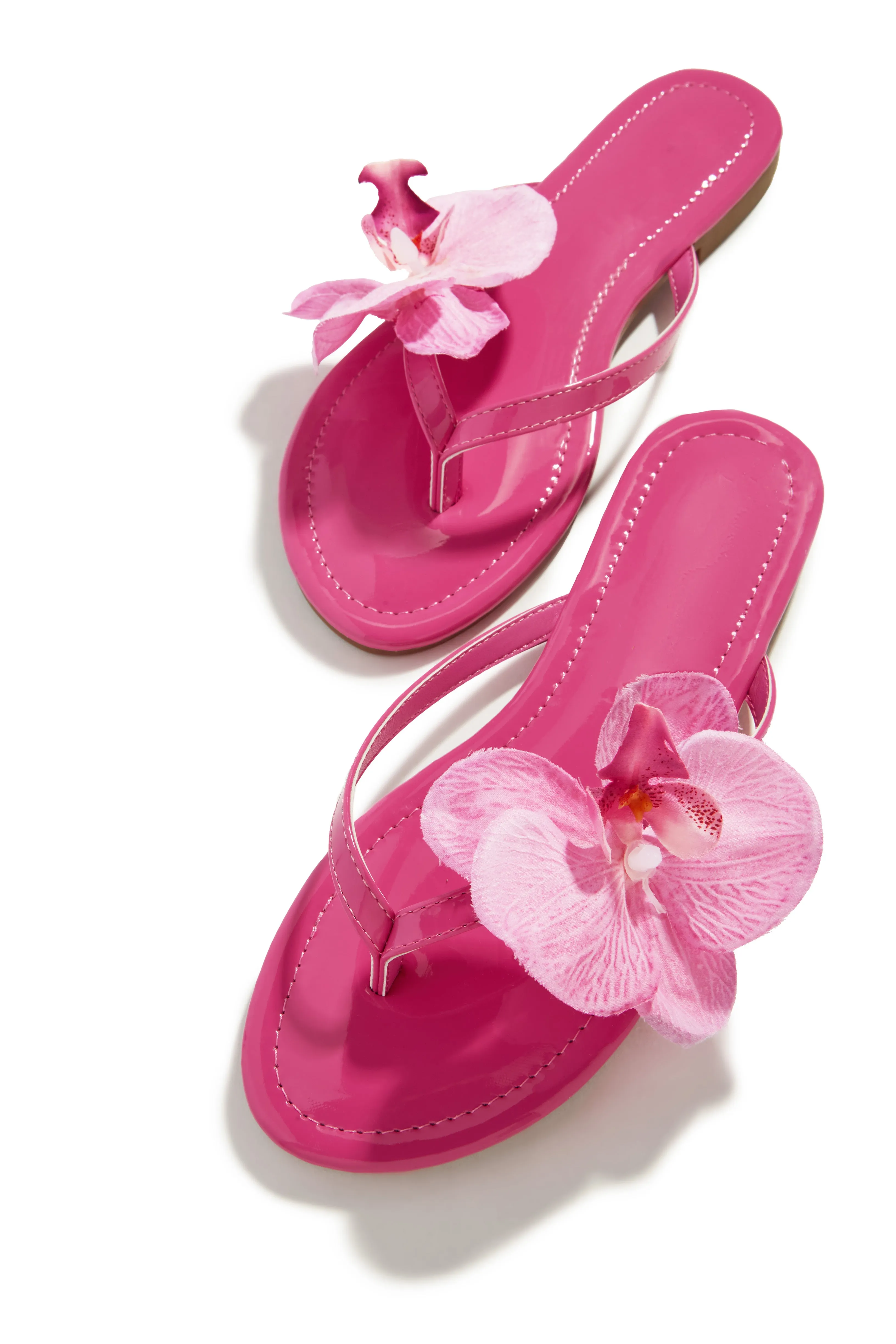 Inara Rosette Slip On Sandals - Pink sold by Miss Lola product image thumbnail 3