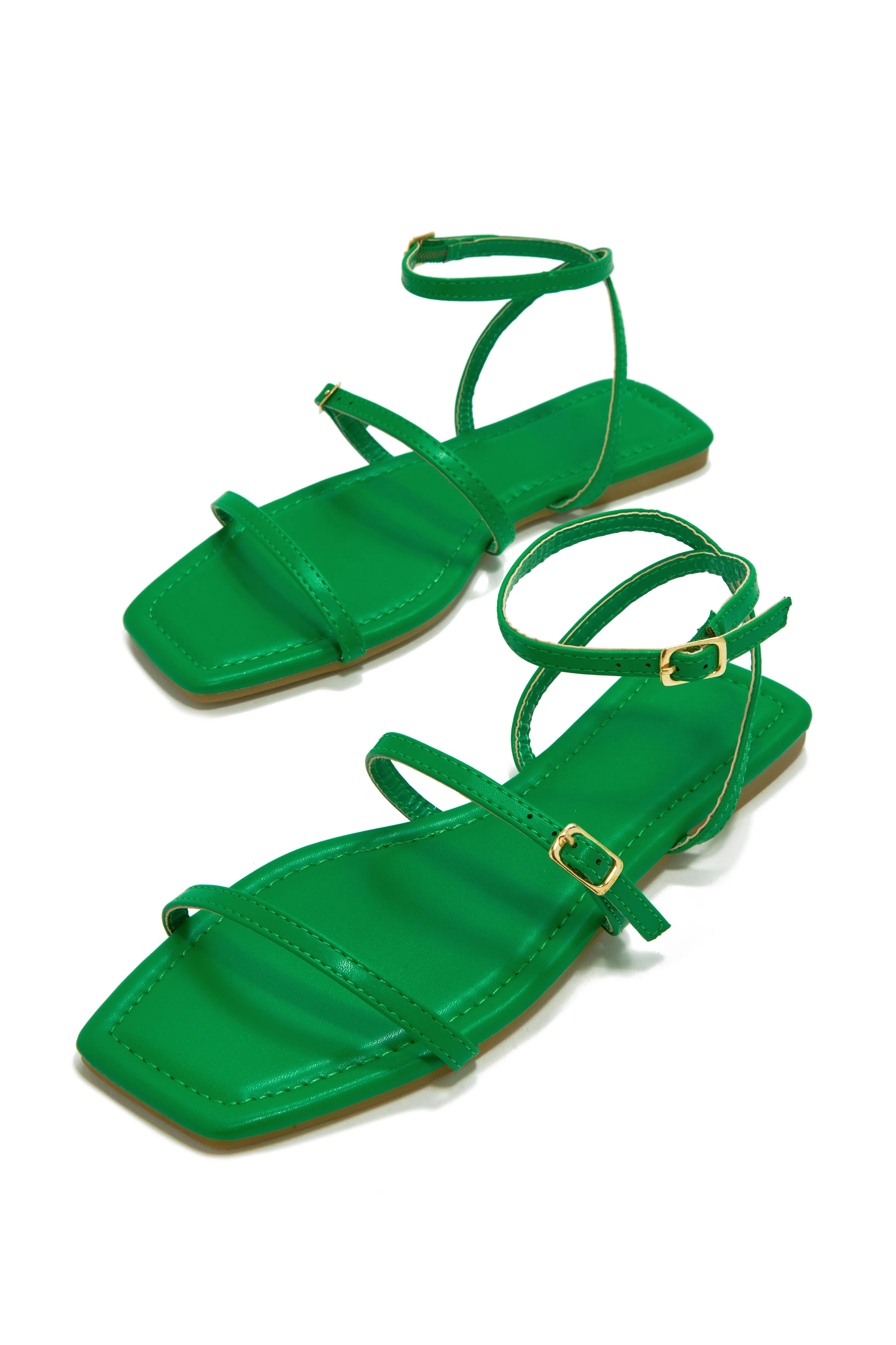 Bali Beach Flat Sandals - Green sold by Miss Lola product image thumbnail 2