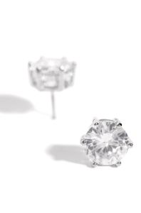 Admire Me Embellished Studs - Silver sold by Miss Lola