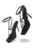 Lovestruck Embellished Strappy High Heels - Black sold by Miss Lola