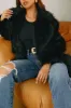 Griselda Faux Fur Coat - Black sold by Miss Lola
