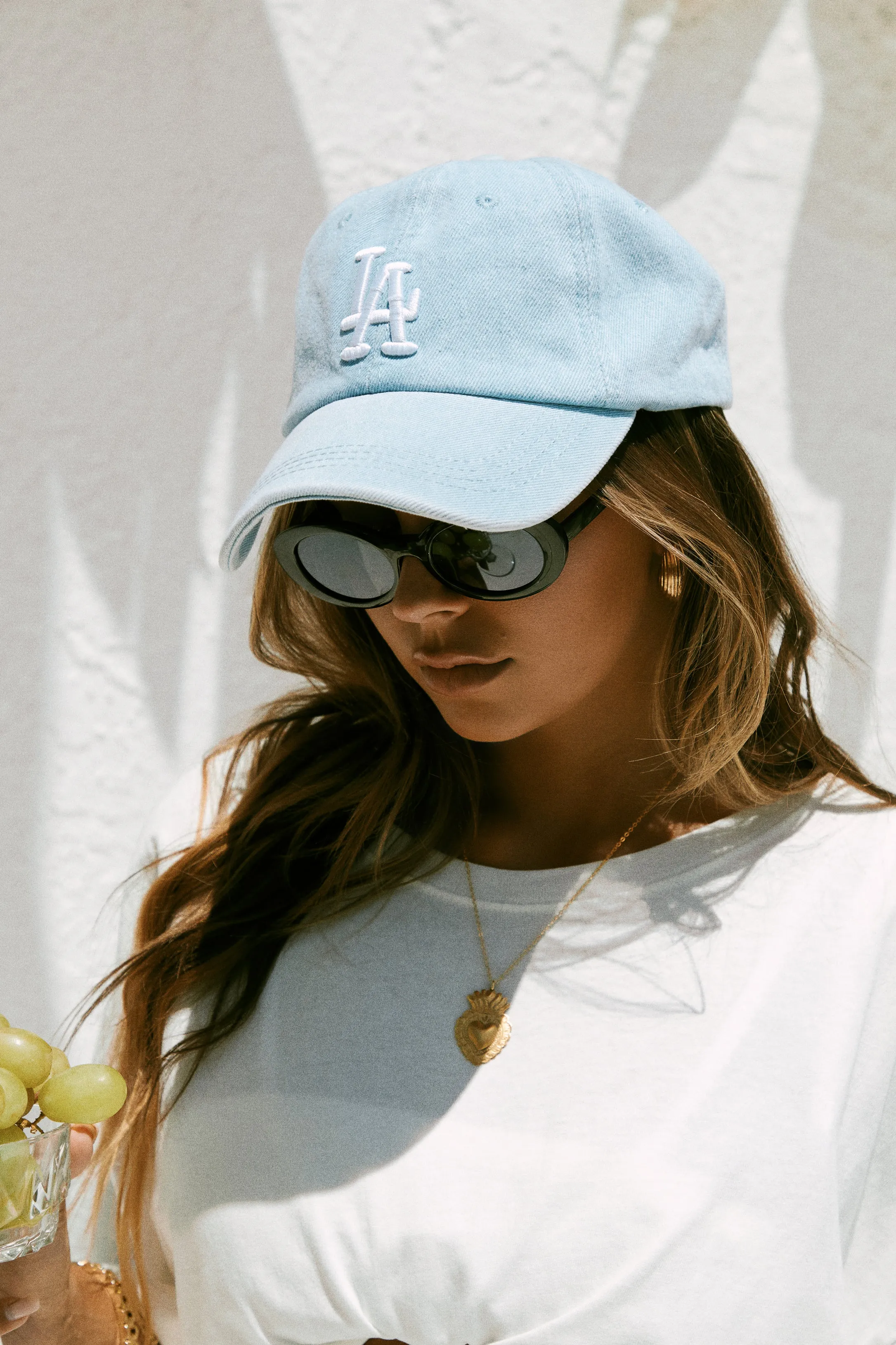 City Dreams Hat - Light Denim sold by Miss Lola product image thumbnail 2