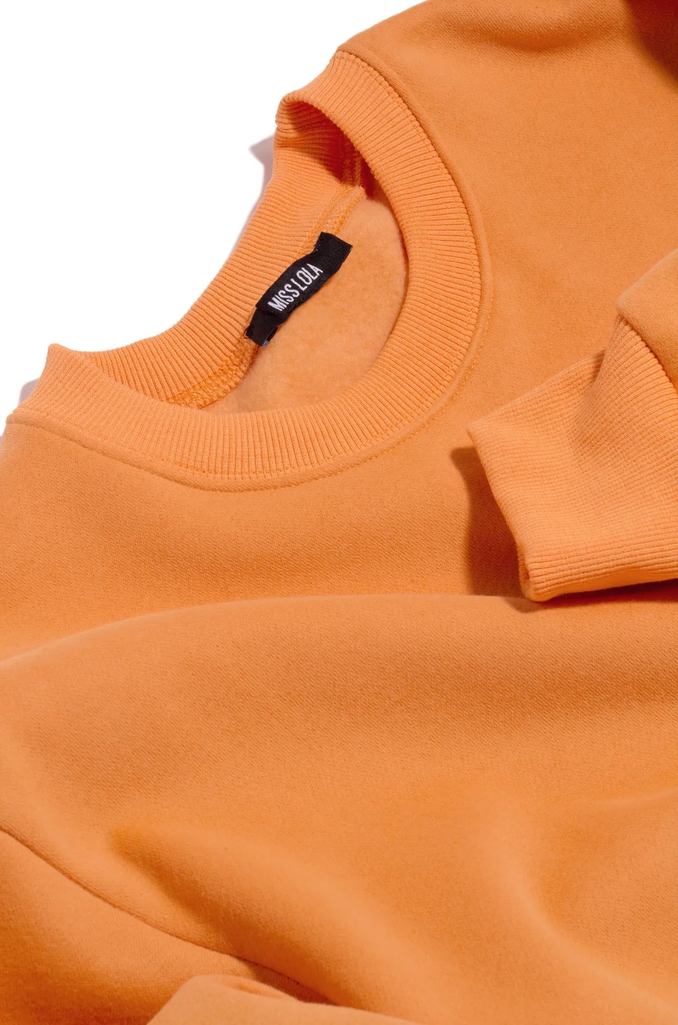 Cozy Feels Adult Crewneck Sweater - Orange sold by Miss Lola product image thumbnail 3
