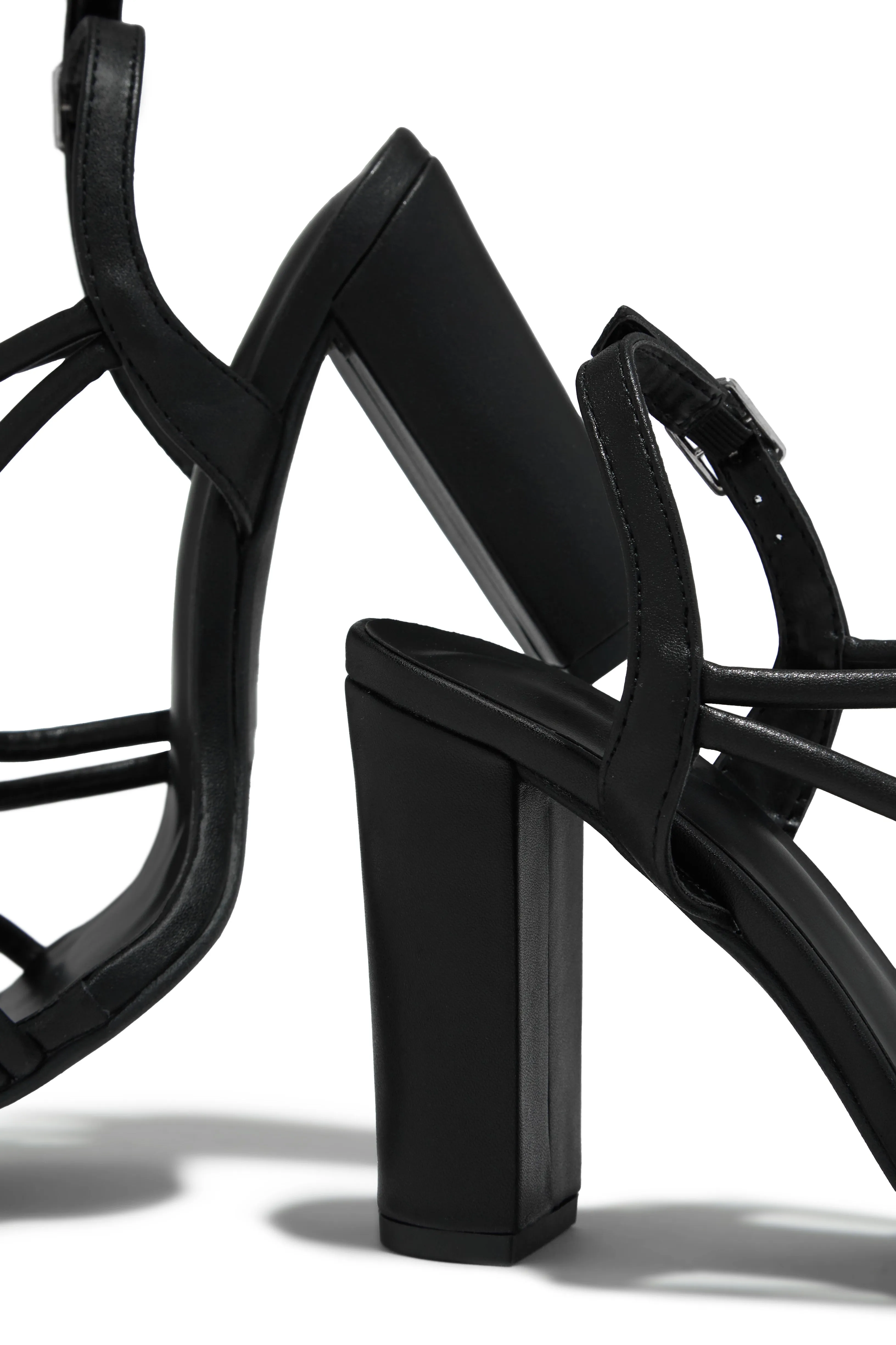 Victoria Block Heels - Black sold by Miss Lola product image thumbnail 3