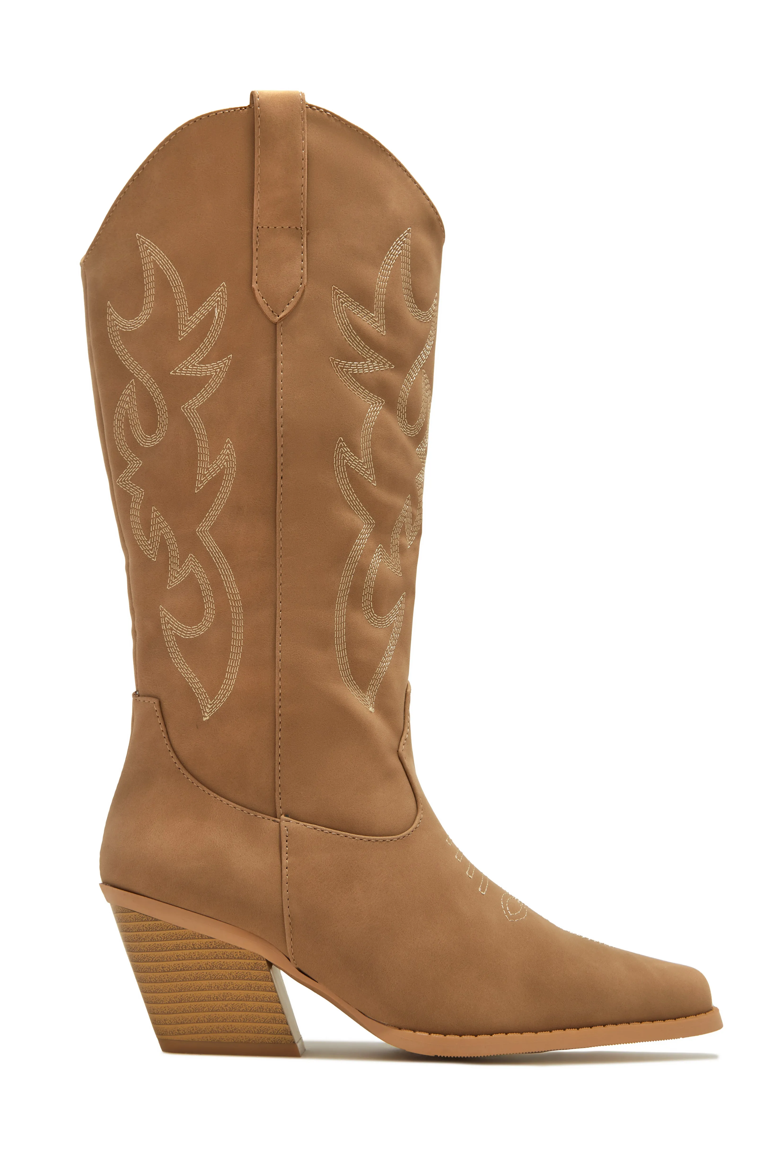 Abby Cowgirl Boots - Tan sold by Miss Lola product image thumbnail 3